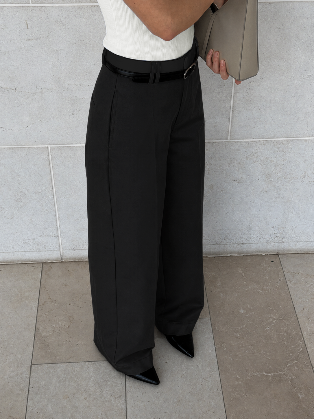 BLAKE COTTON PANTS | black