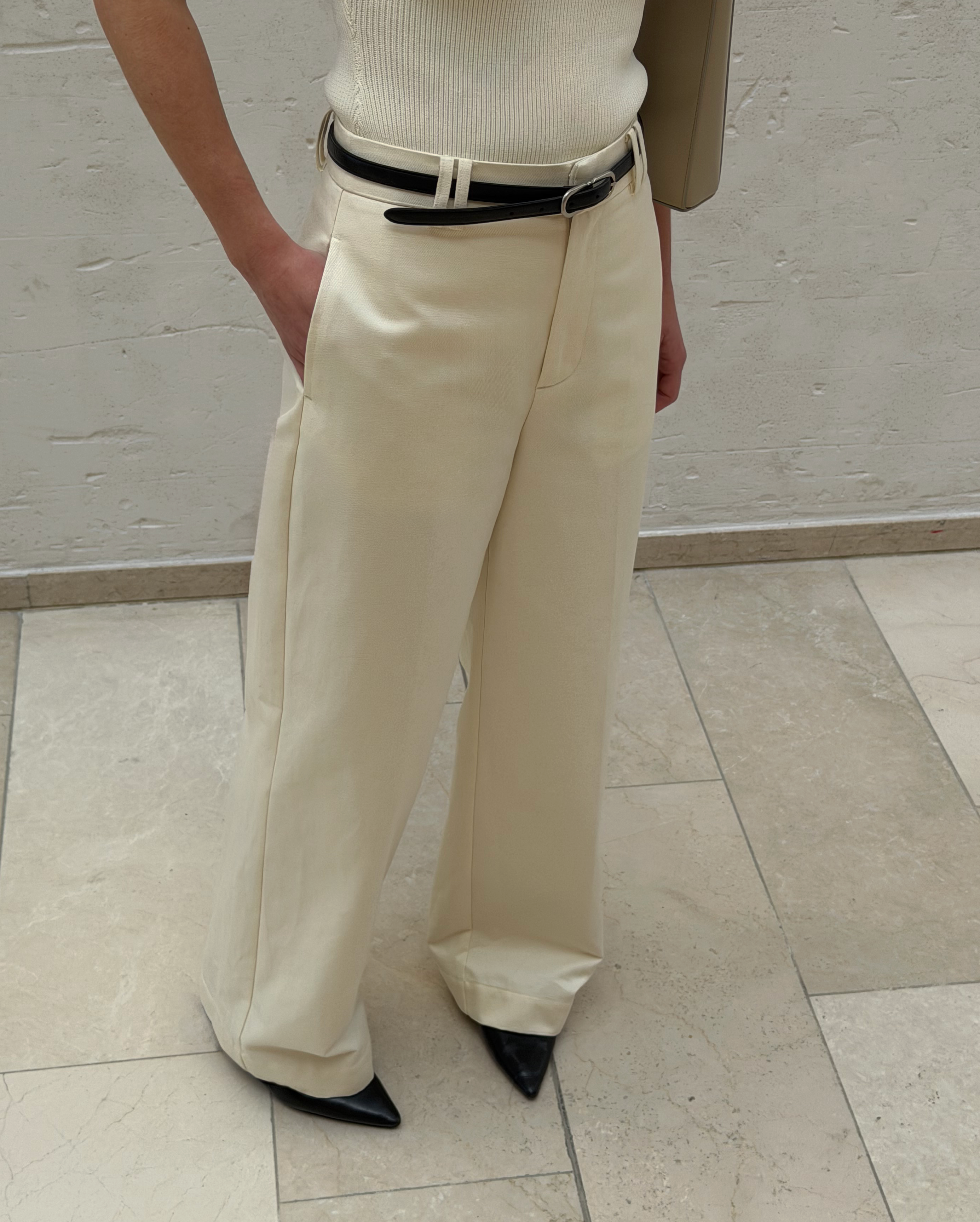 BLAKE COTTON PANTS | milk