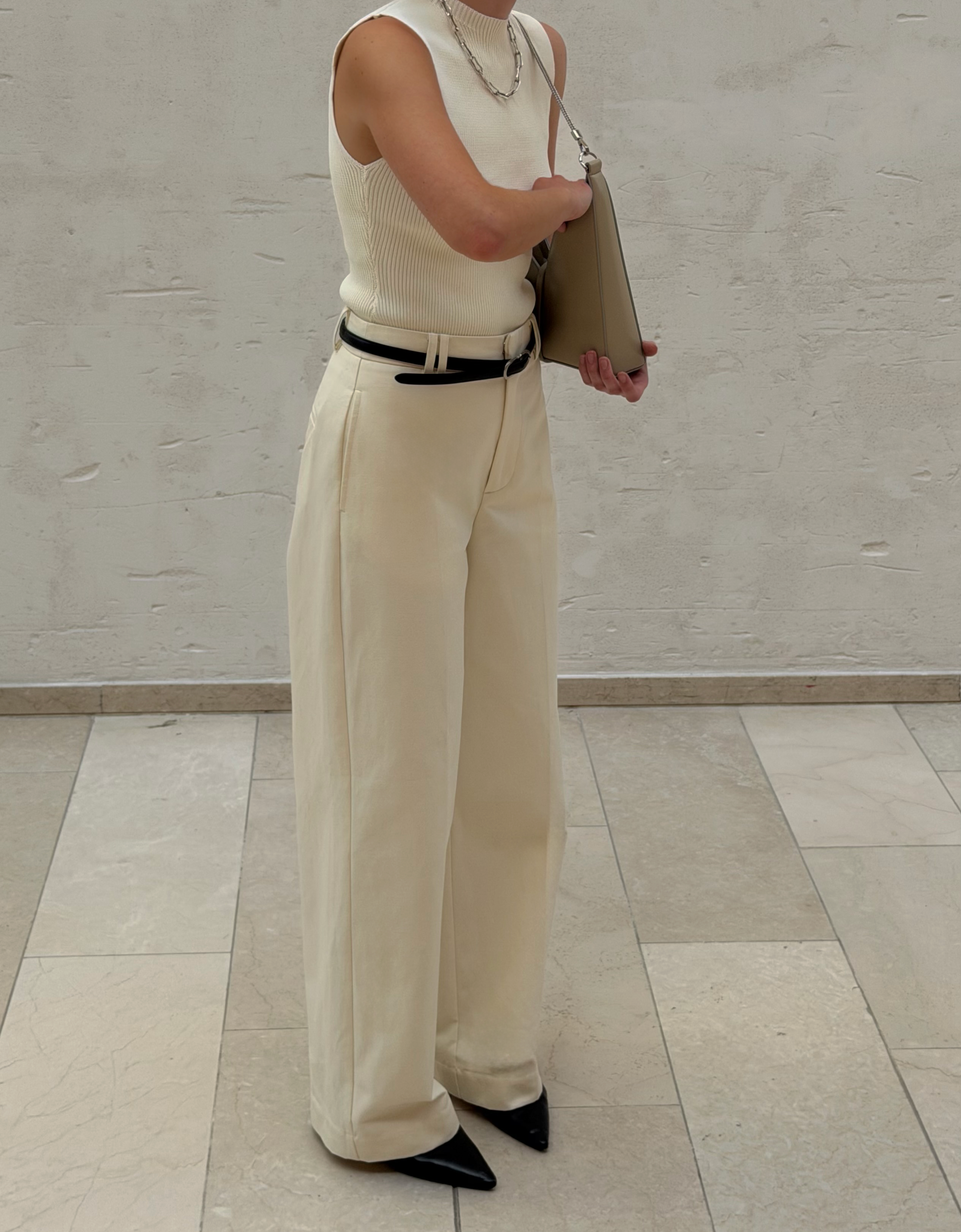 BLAKE COTTON PANTS | milk
