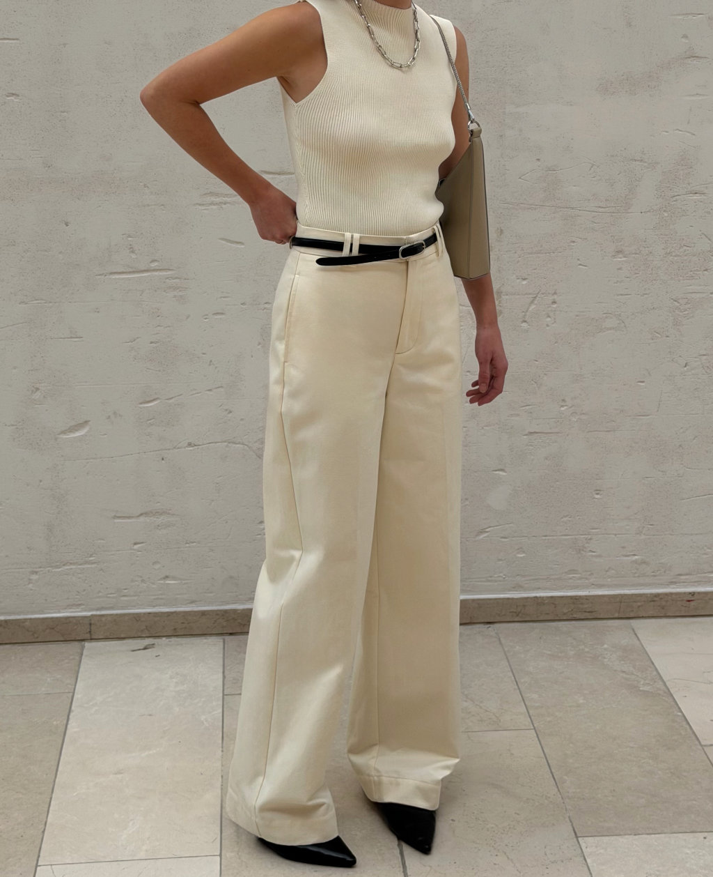 BLAKE COTTON PANTS | milk