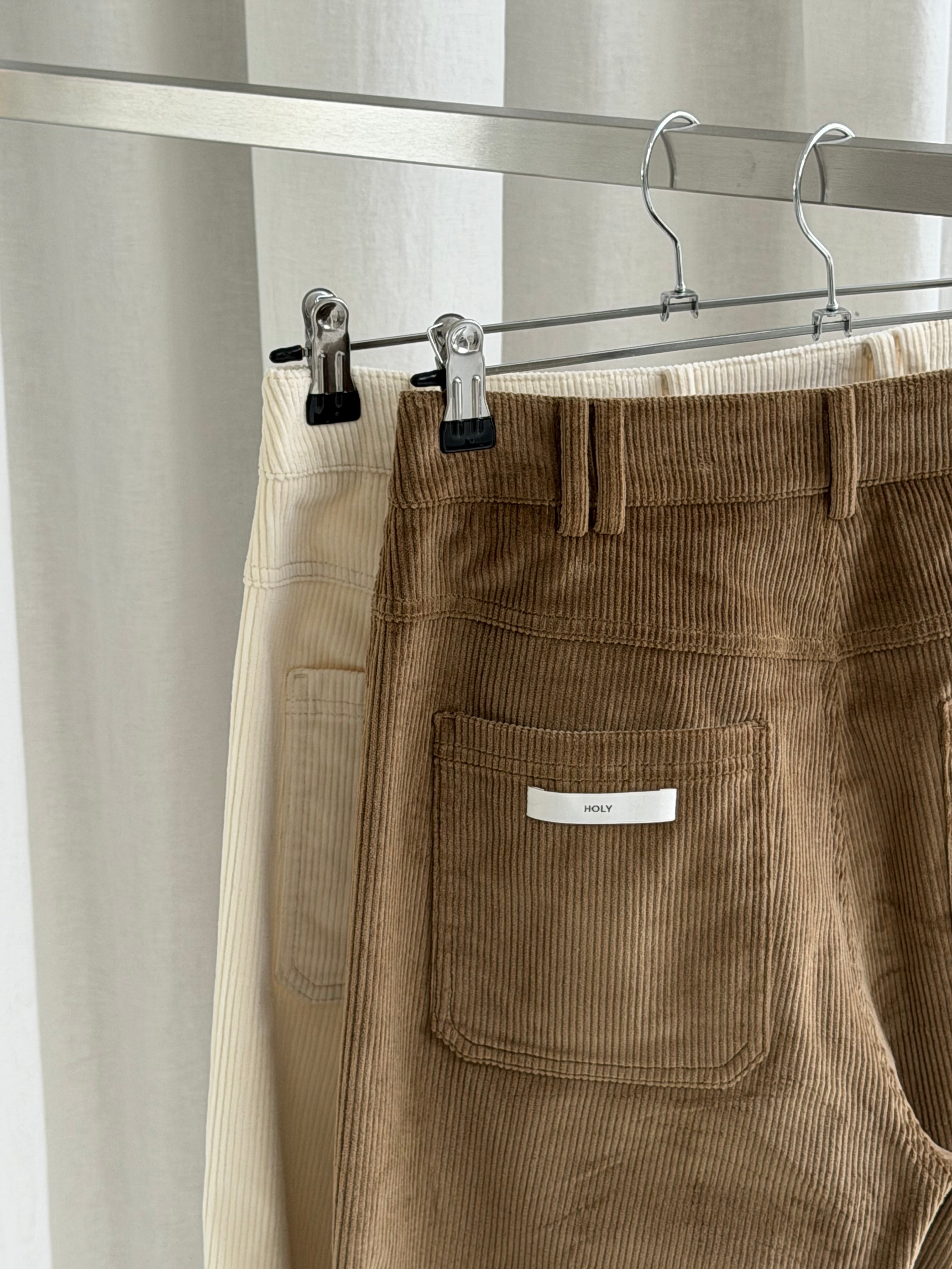 ARLO CORDUROY PANTS | milk