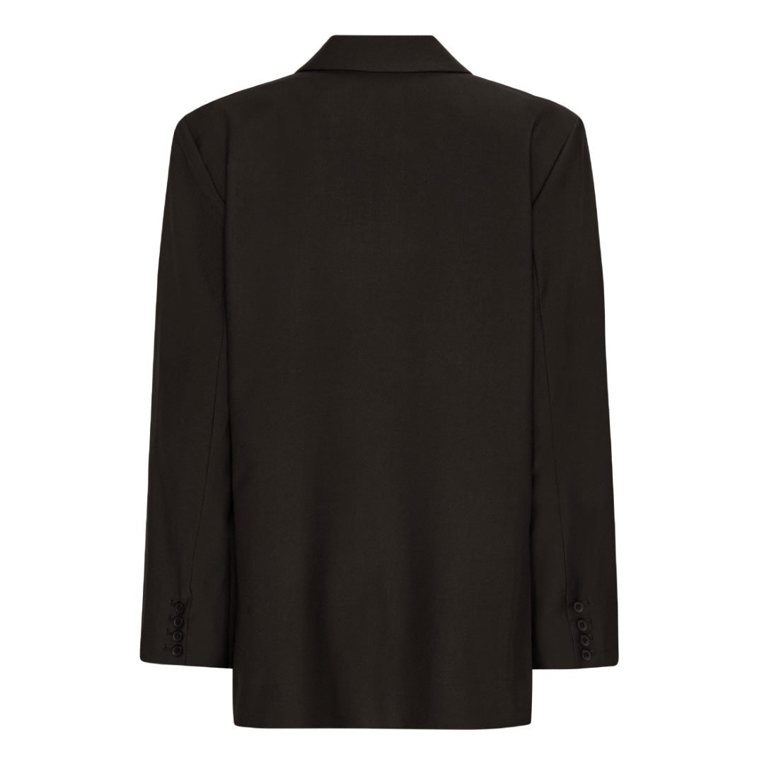 MAEVE BOXY BLAZER | dark brown