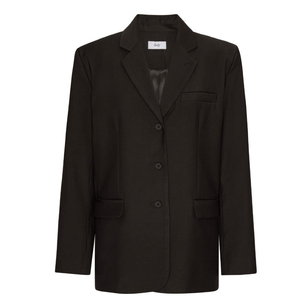 MAEVE BOXY BLAZER | dark brown