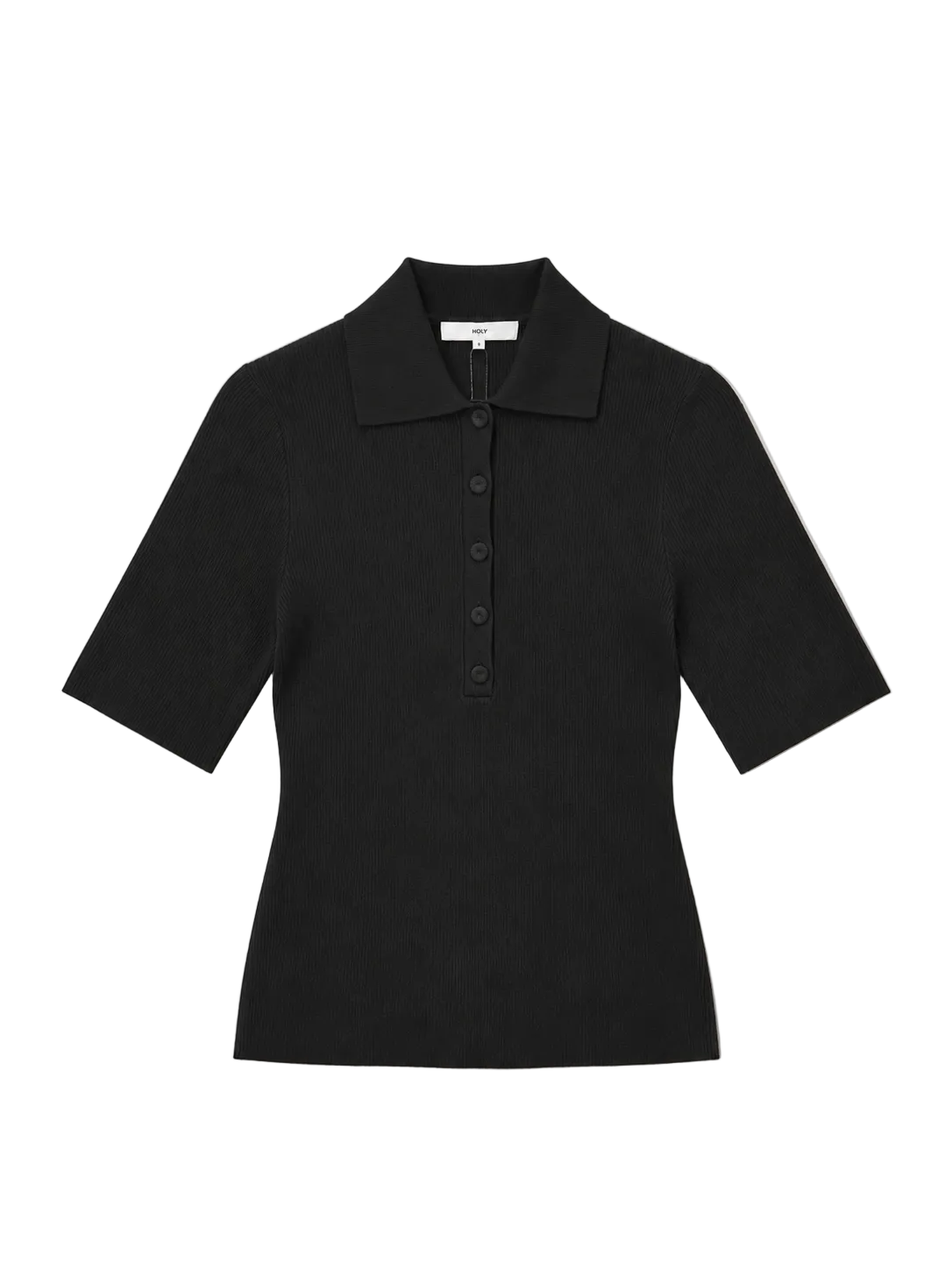 DREW POLO TEE | black