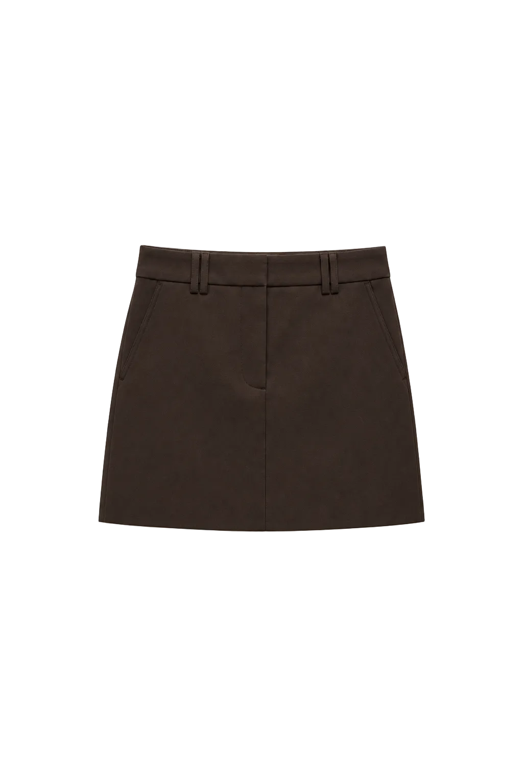 LUA MINI SKIRT | dark brown