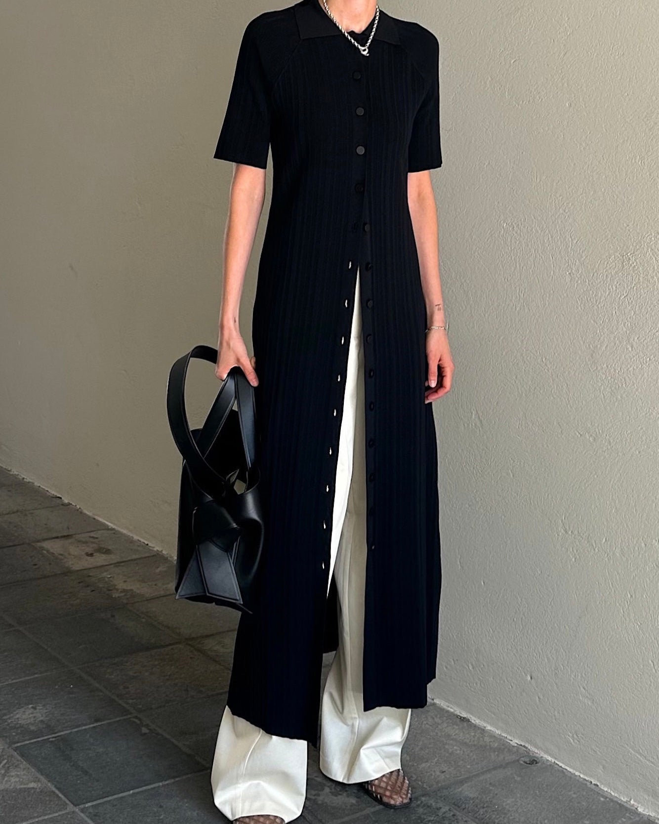 FLOW DRESS | black