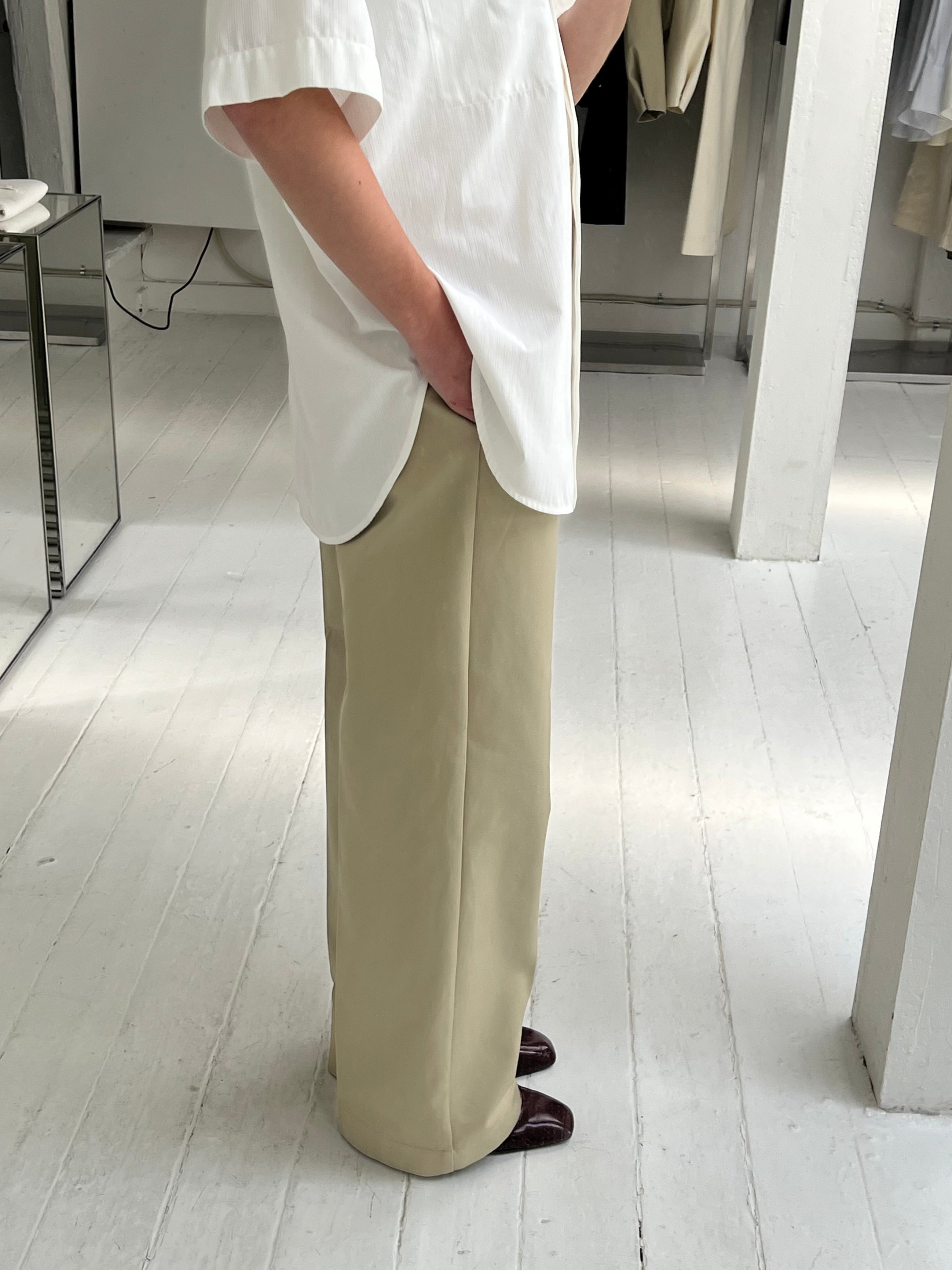 BLAKE COTTON PANTS | khaki