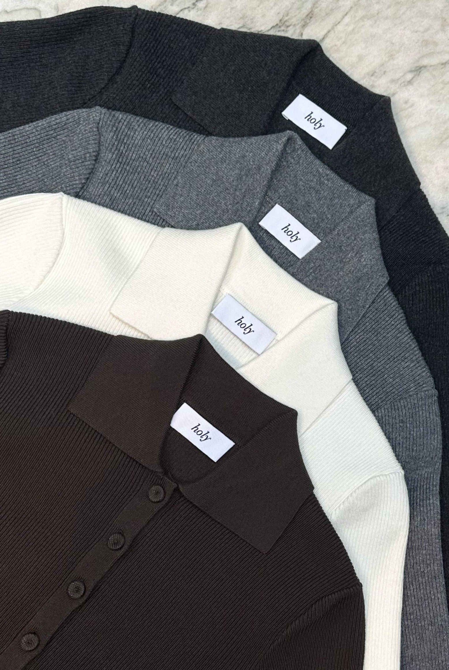 DREW POLO | grey