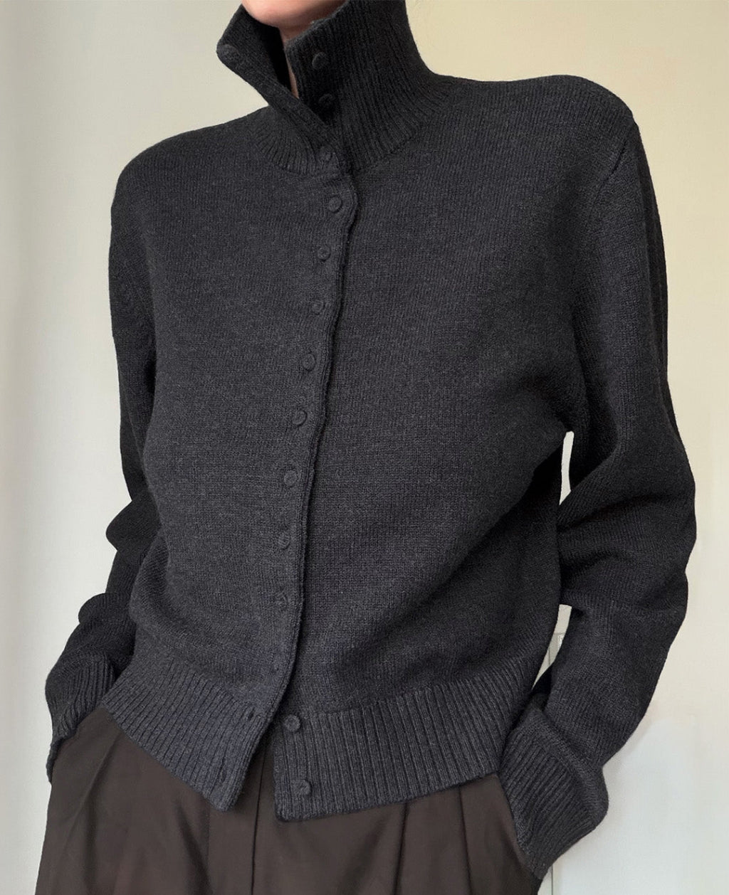 MARGO CARDIGAN | graphite