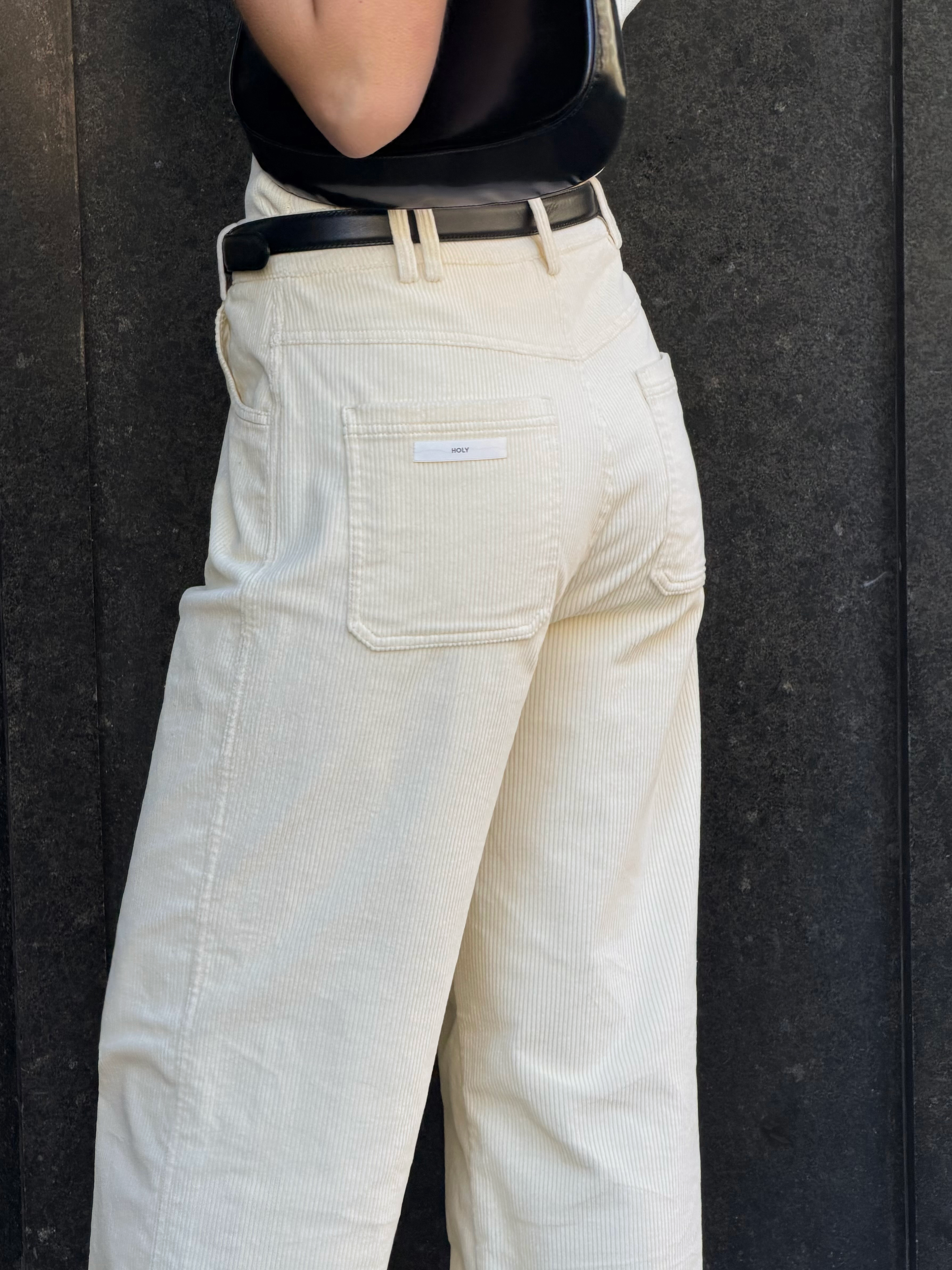 ARLO CORDUROY PANTS | milk
