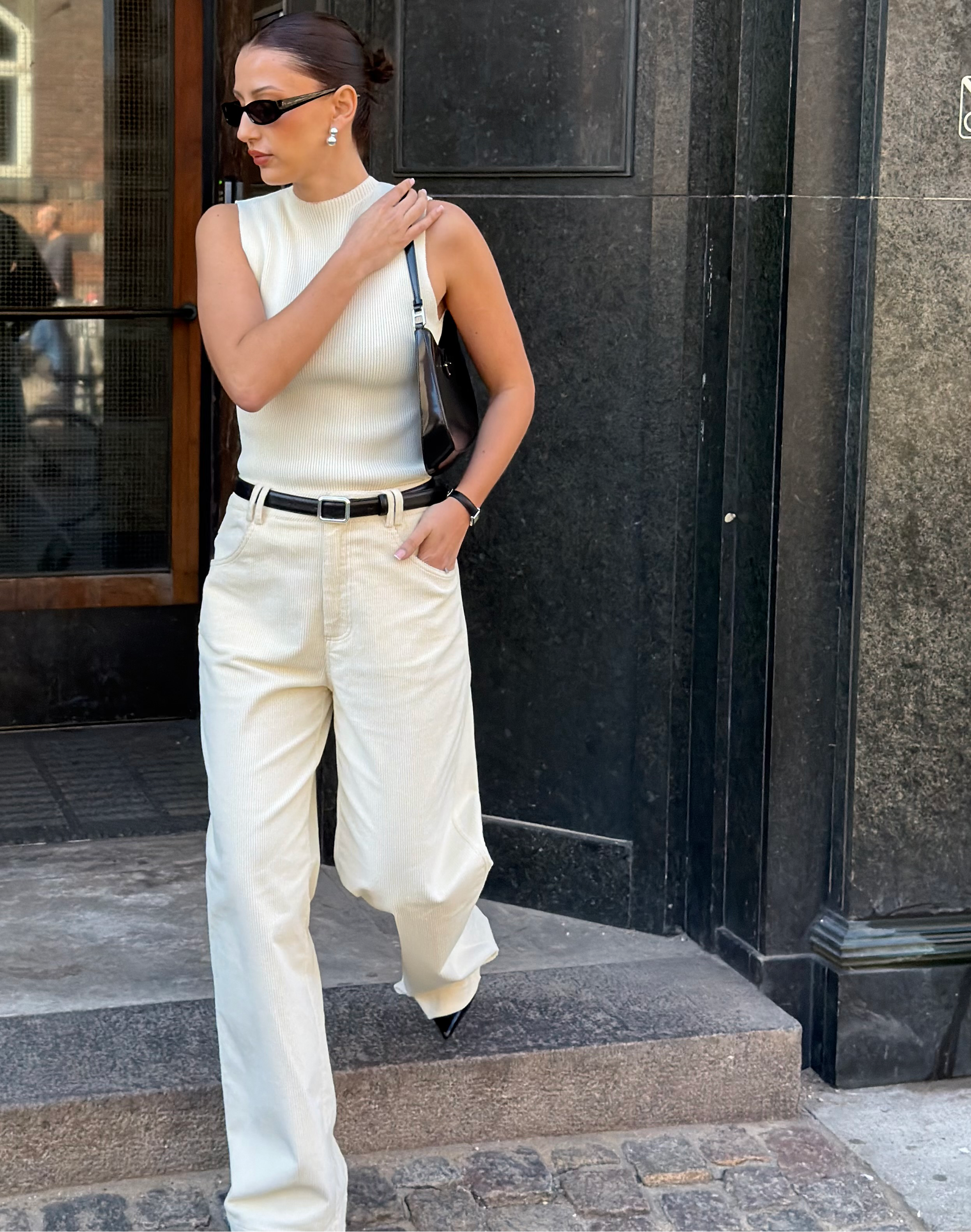 ARLO CORDUROY PANTS | milk