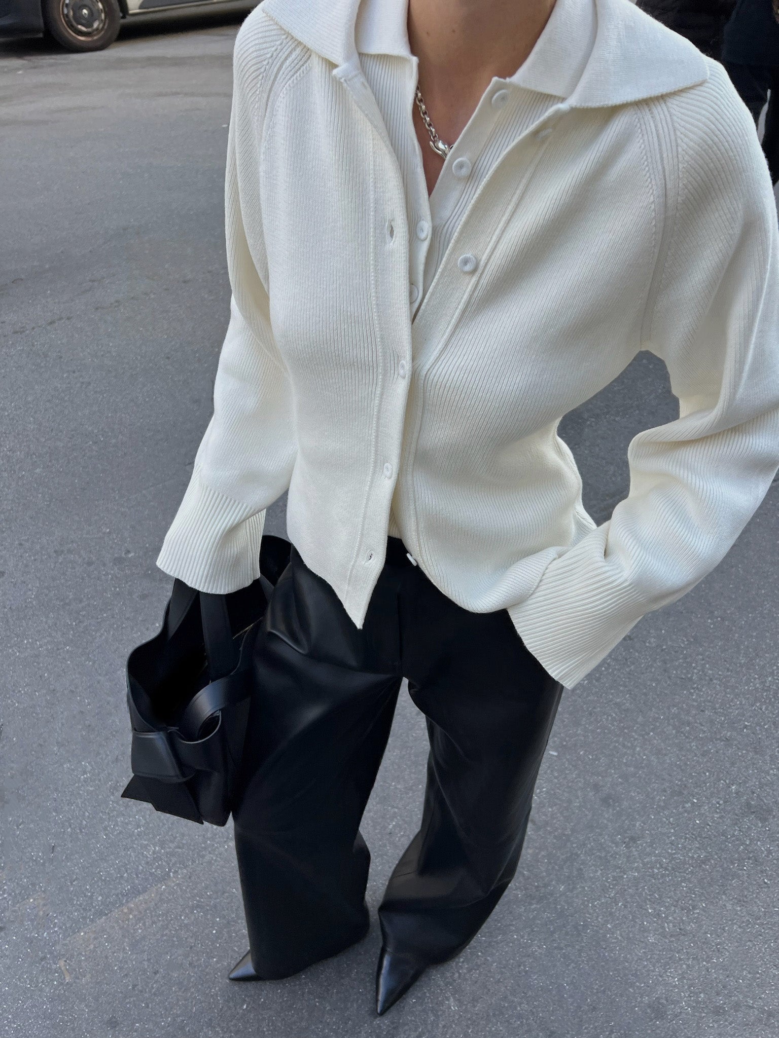 BEAU CARDIGAN | off white