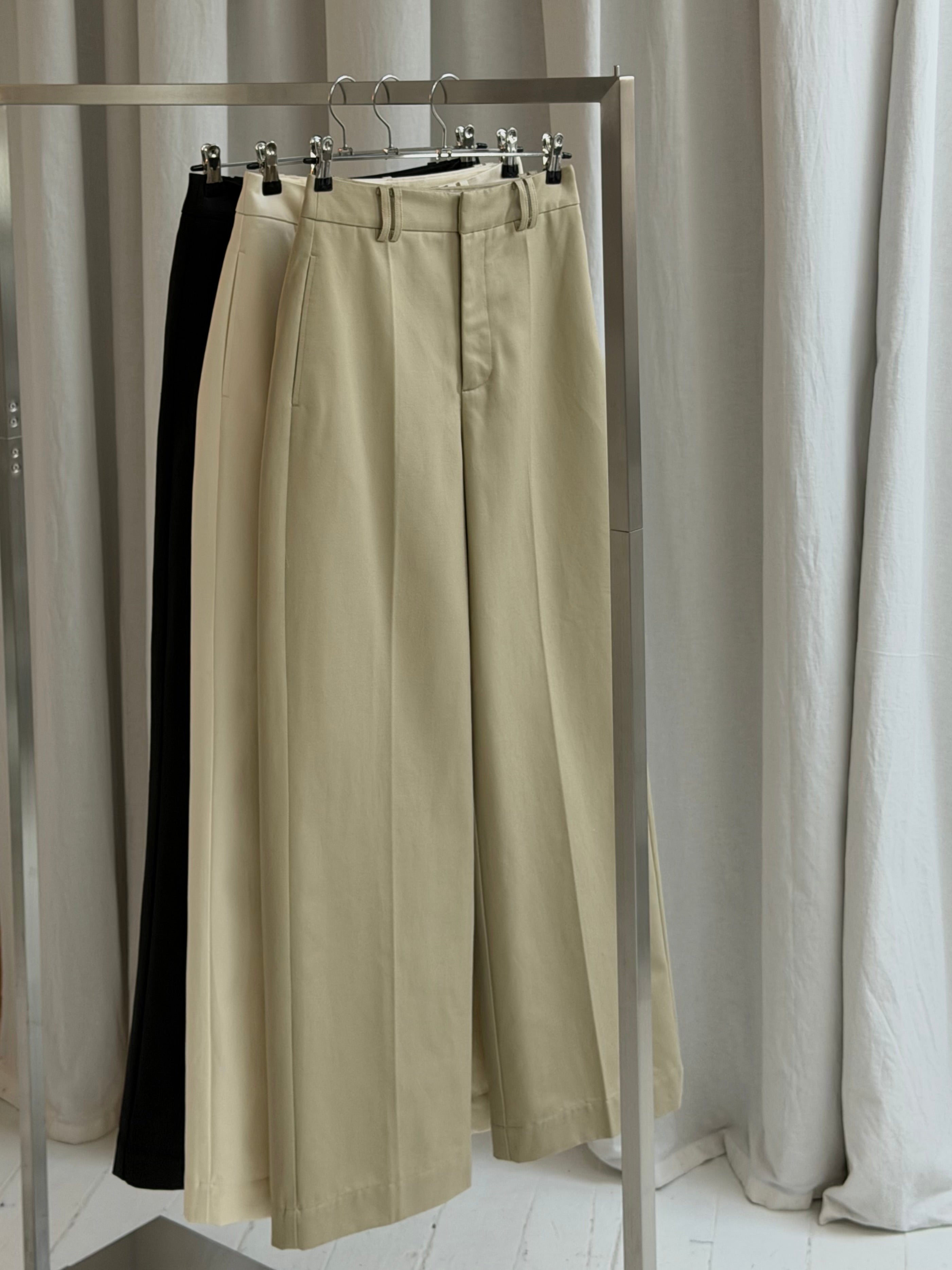BLAKE COTTON PANTS  | black