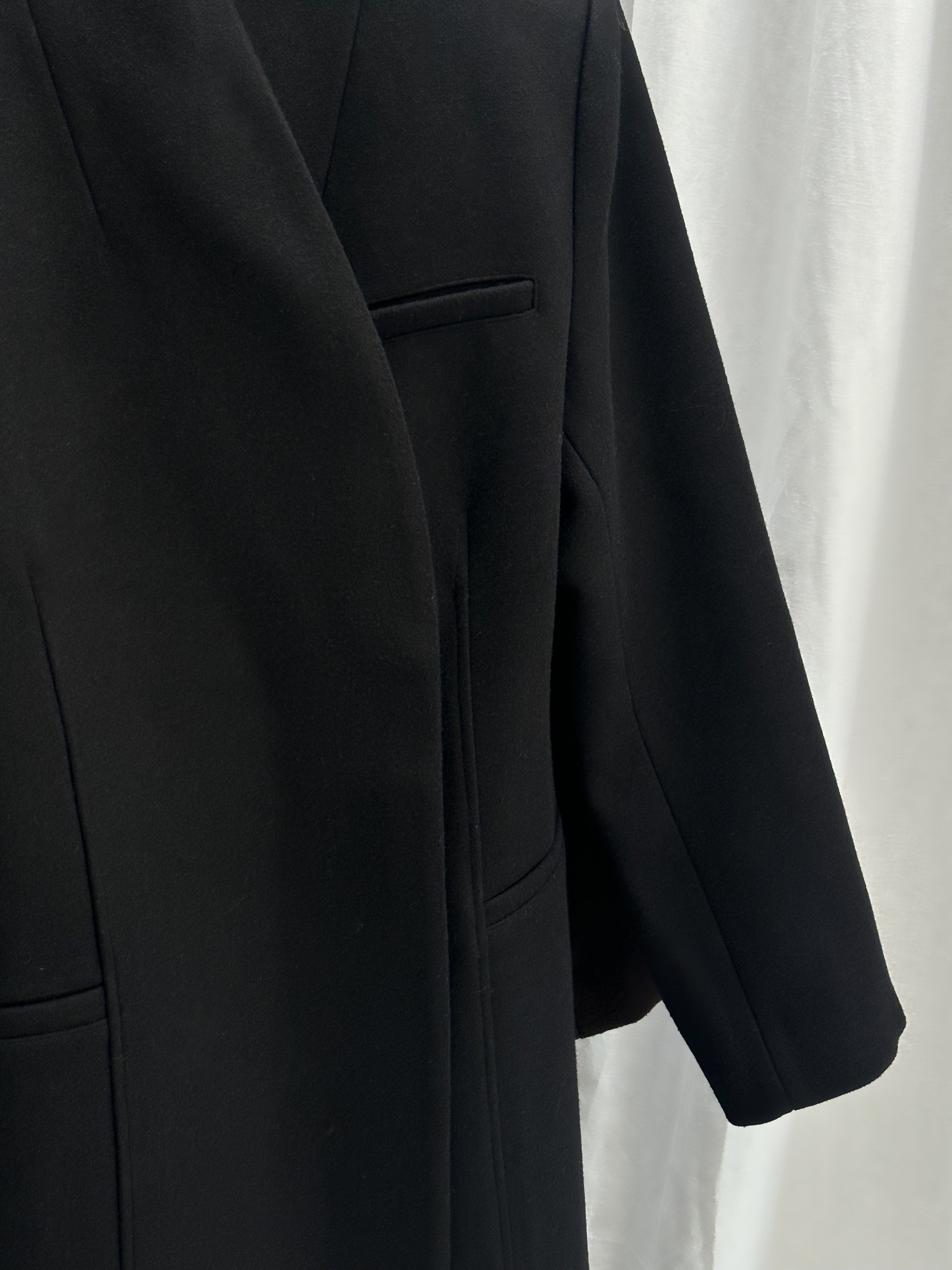 VALLI WOOL COAT | dark brown