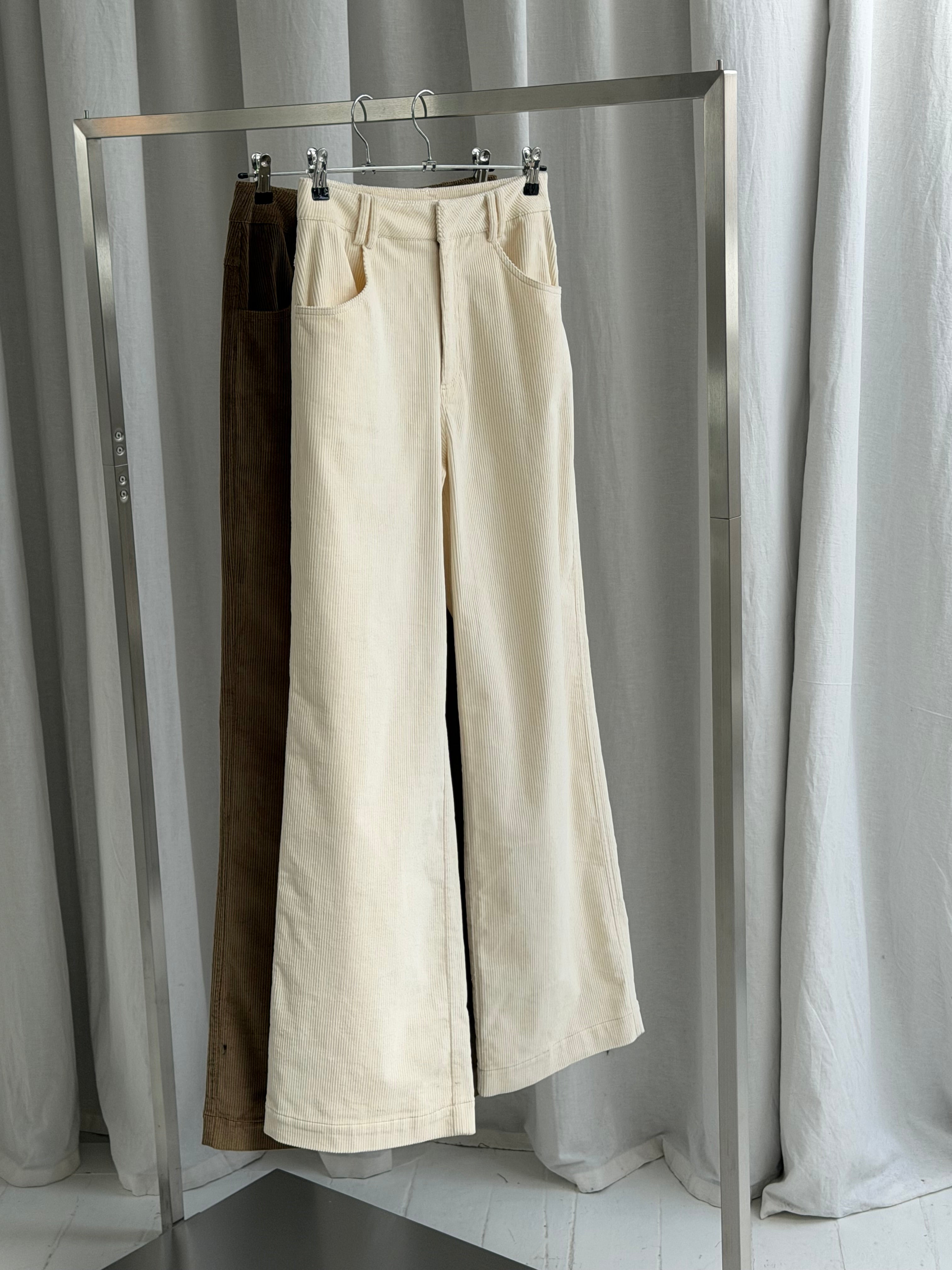 ARLO CORDUROY PANTS | milk