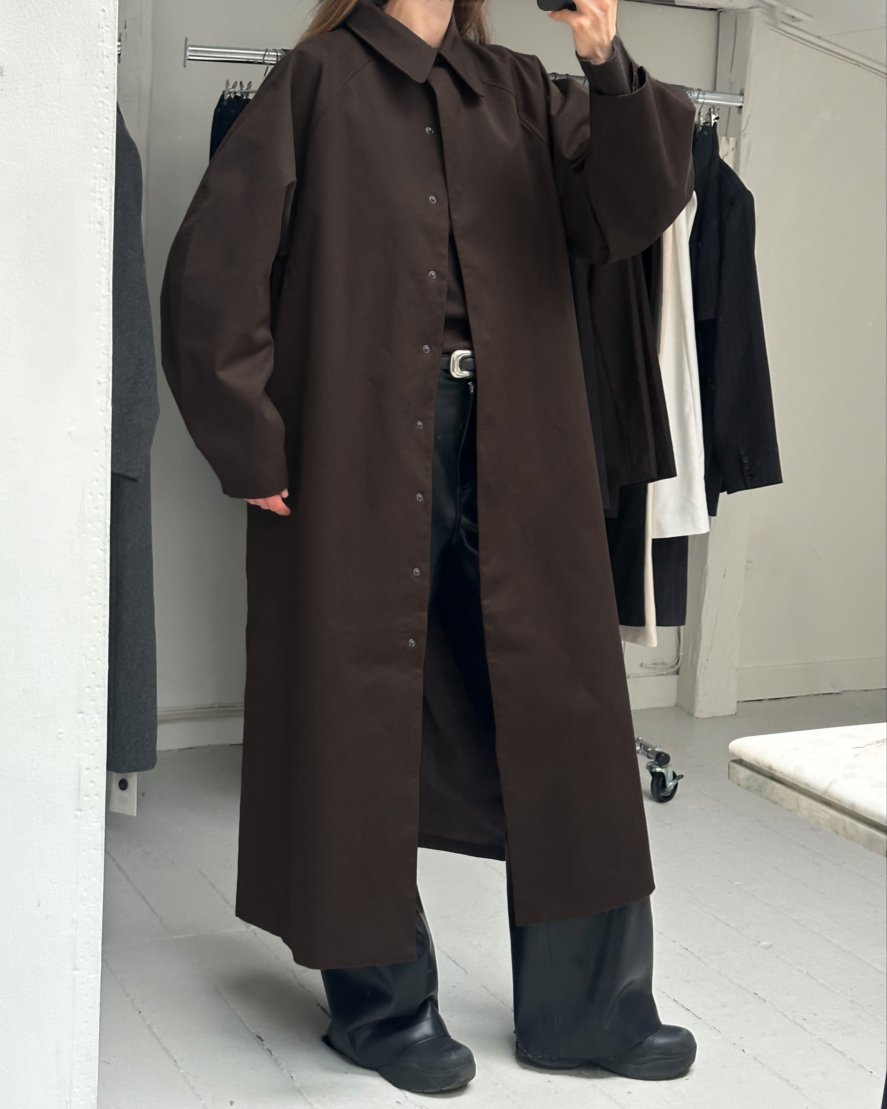 BRAX CARCOAT | dark brown