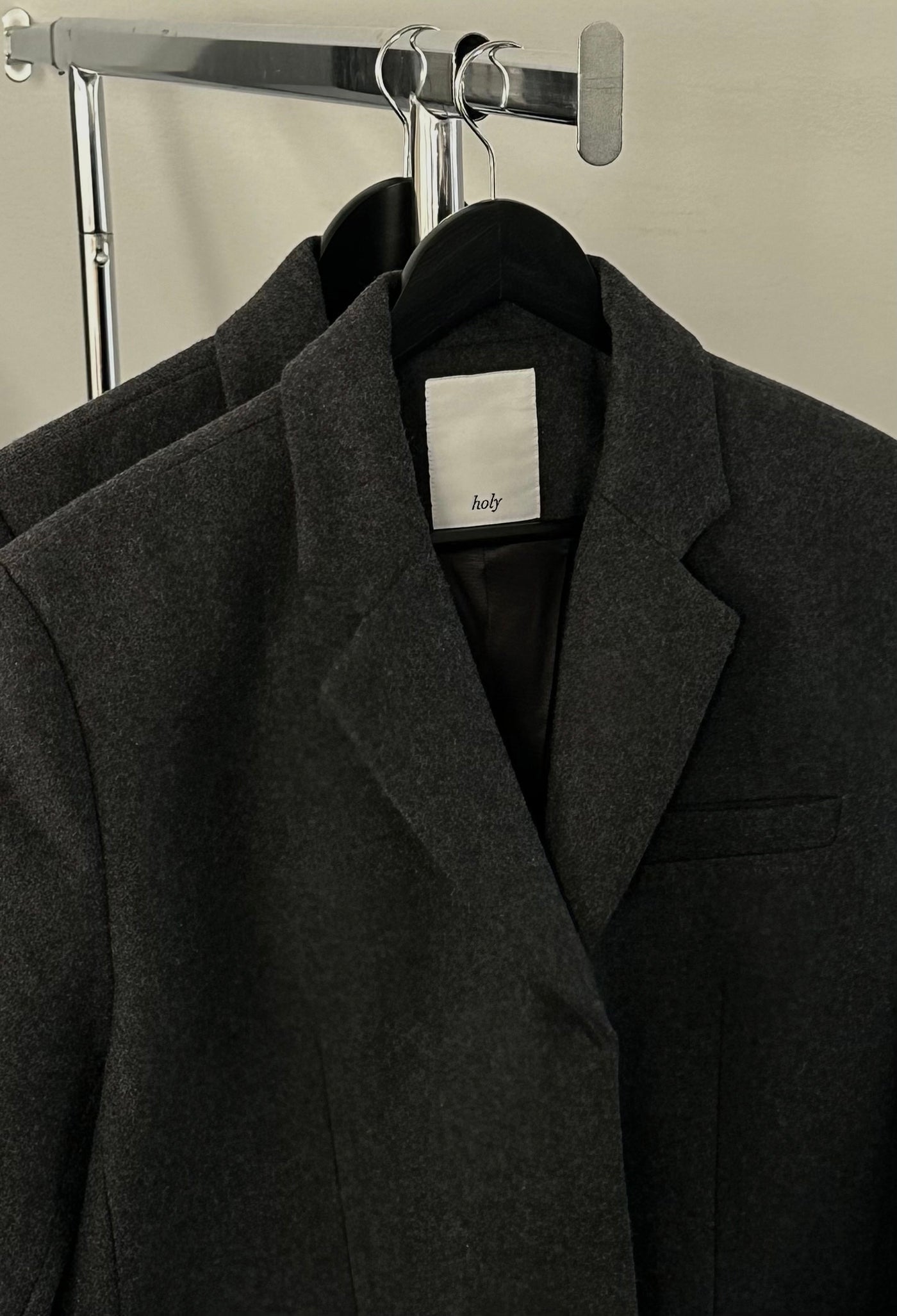 BLAKE WOOL BLAZER | grey – HOLY OFFICIAL