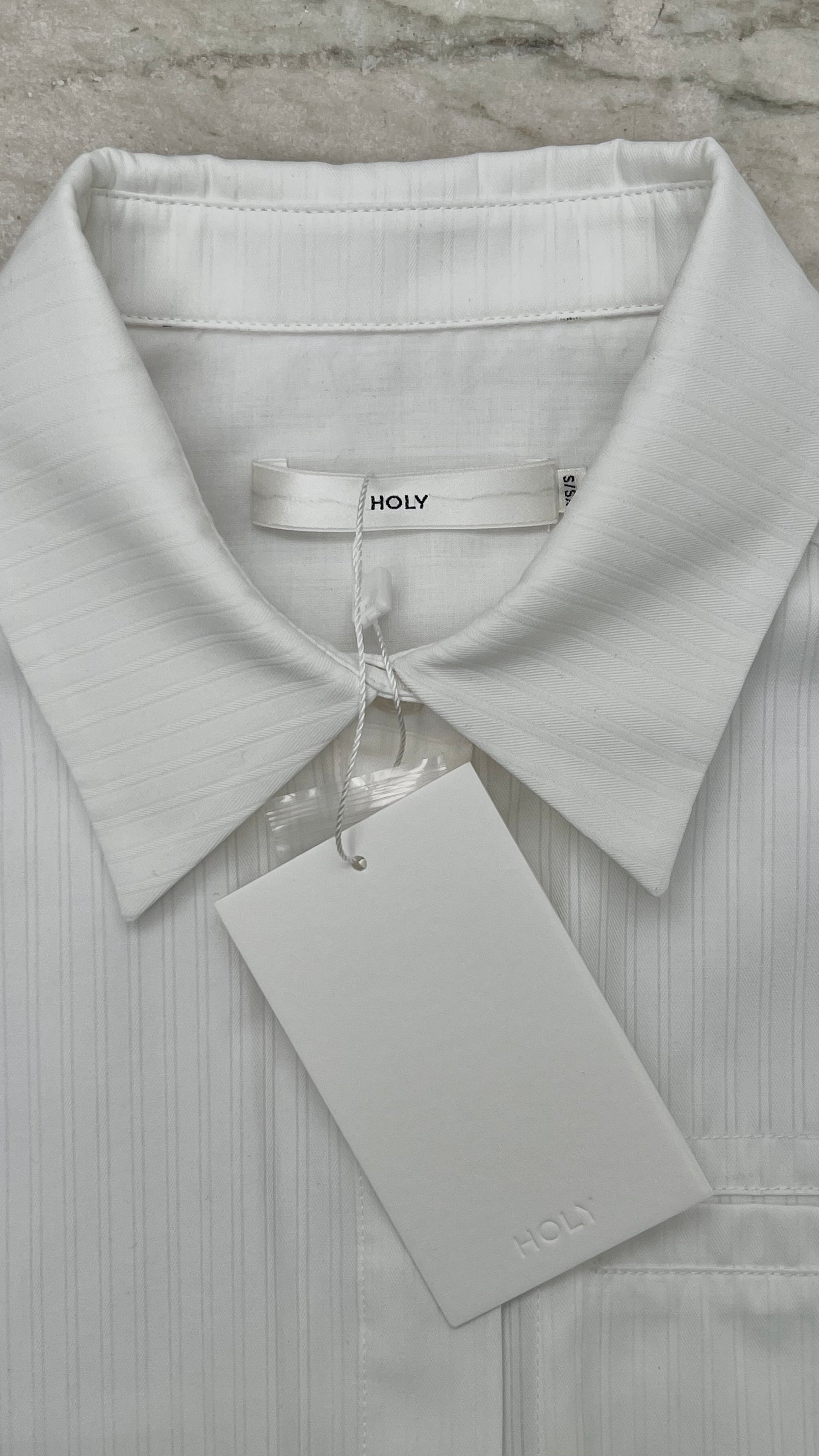 KAI SHIRT | white shadow stripe