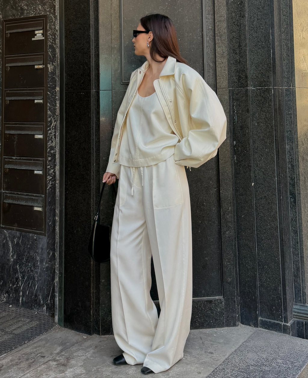 DEIA DRAWSTRING PANTS | milk