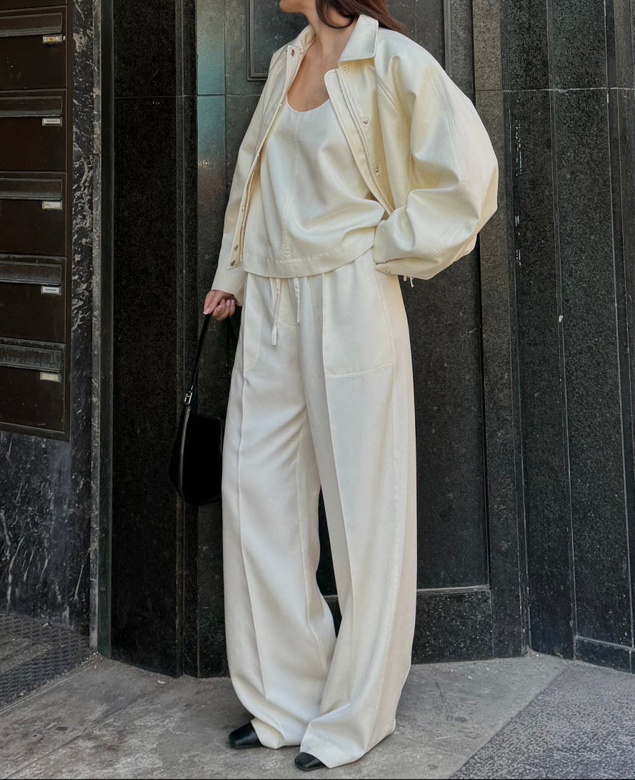 DEIA DRAWSTRING PANTS | milk