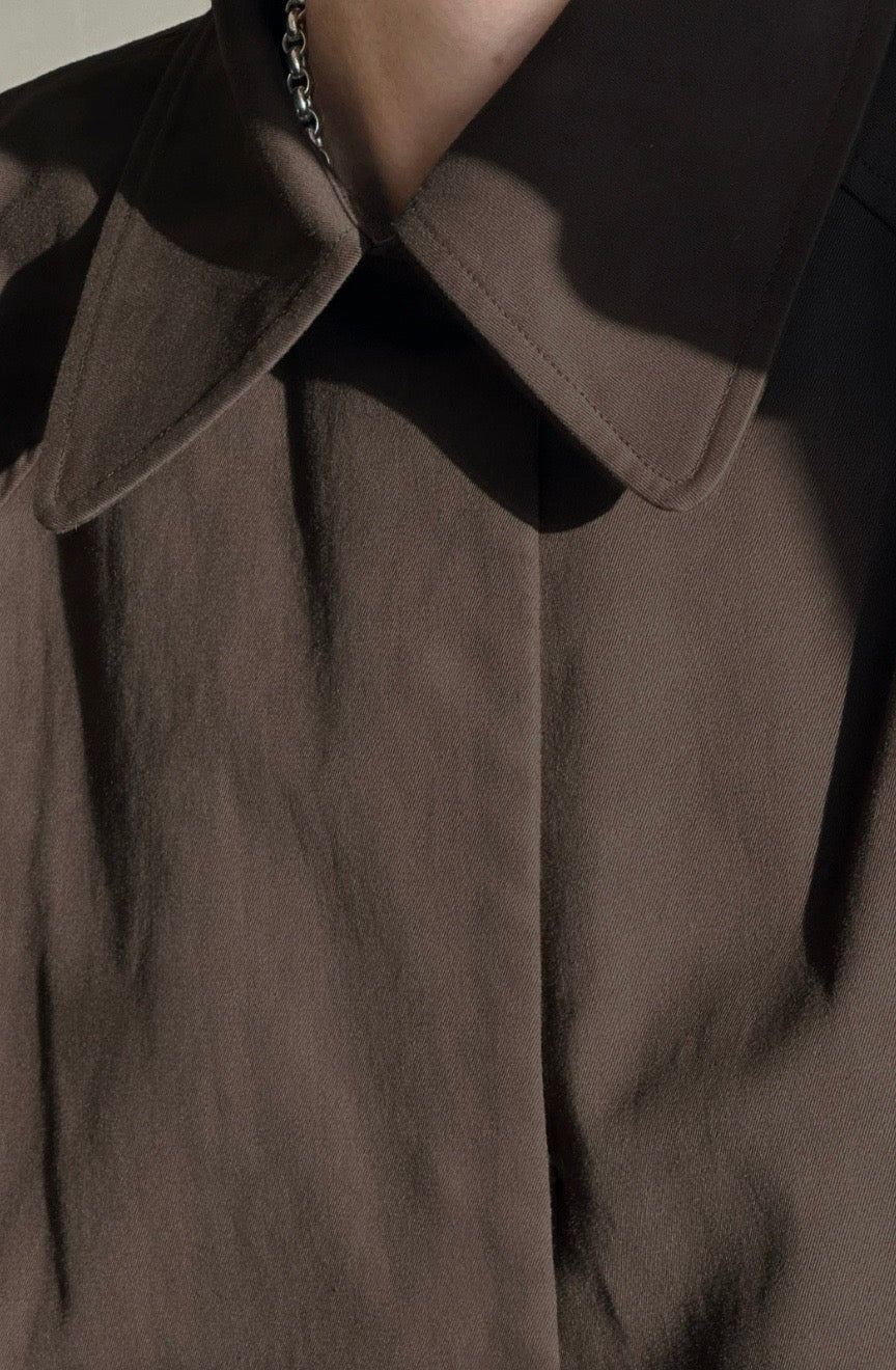 BRAX CARCOAT | dark brown