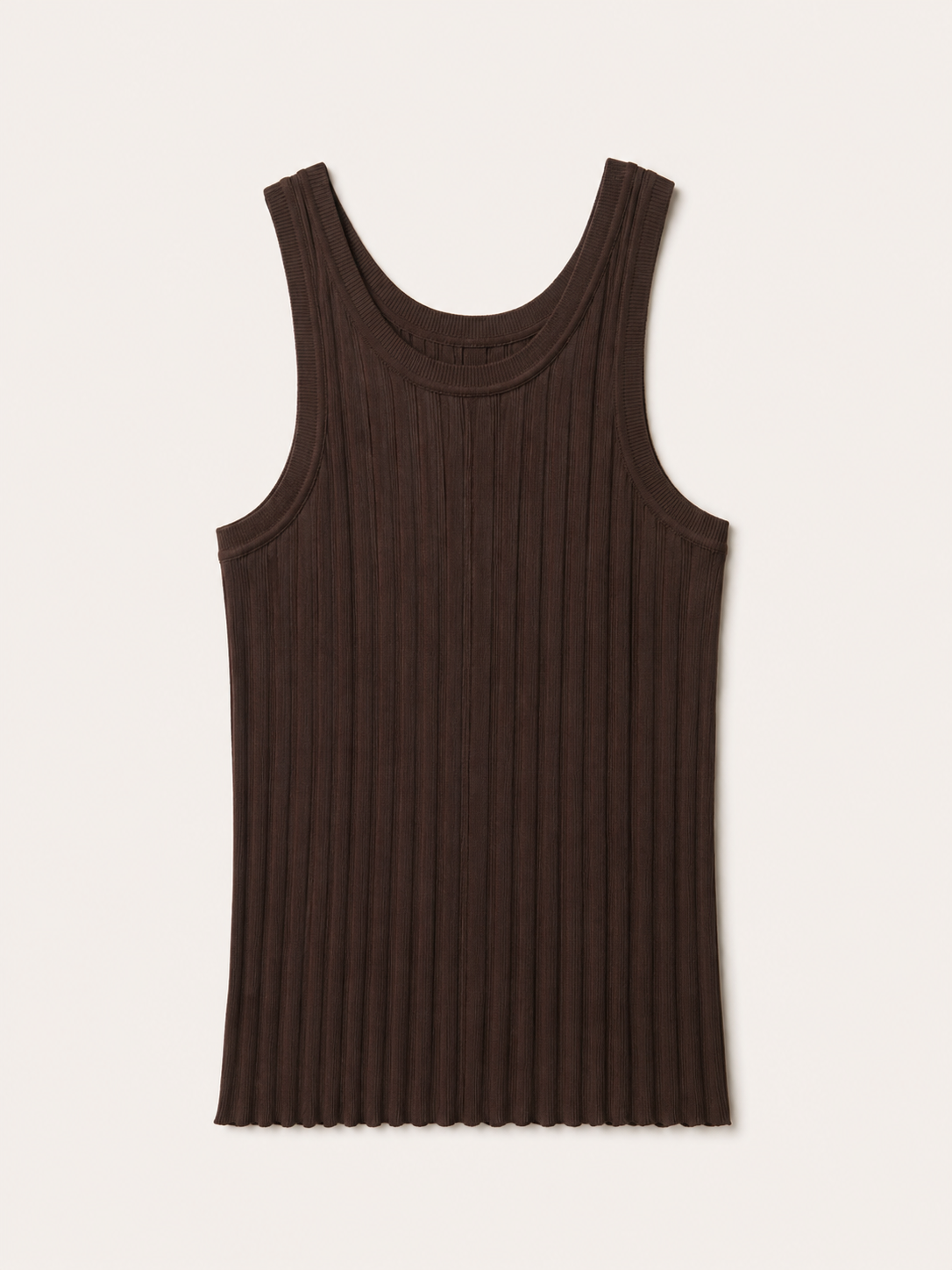 FLOW TANK TOP | dark brown