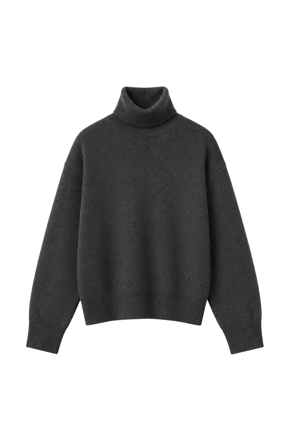 GELSO TURTLENECK SWEATER | dark grey