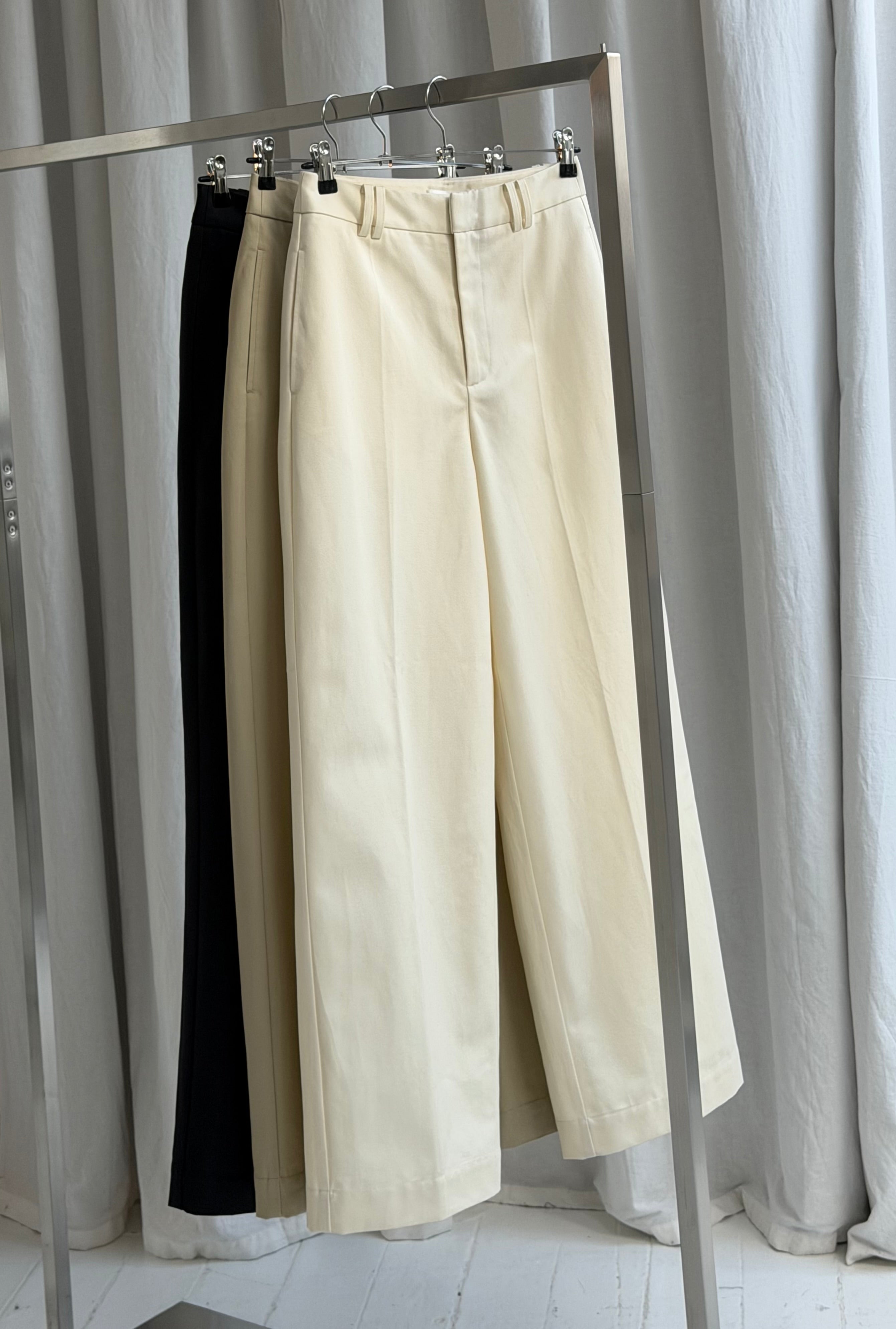 BLAKE COTTON PANTS  | milk