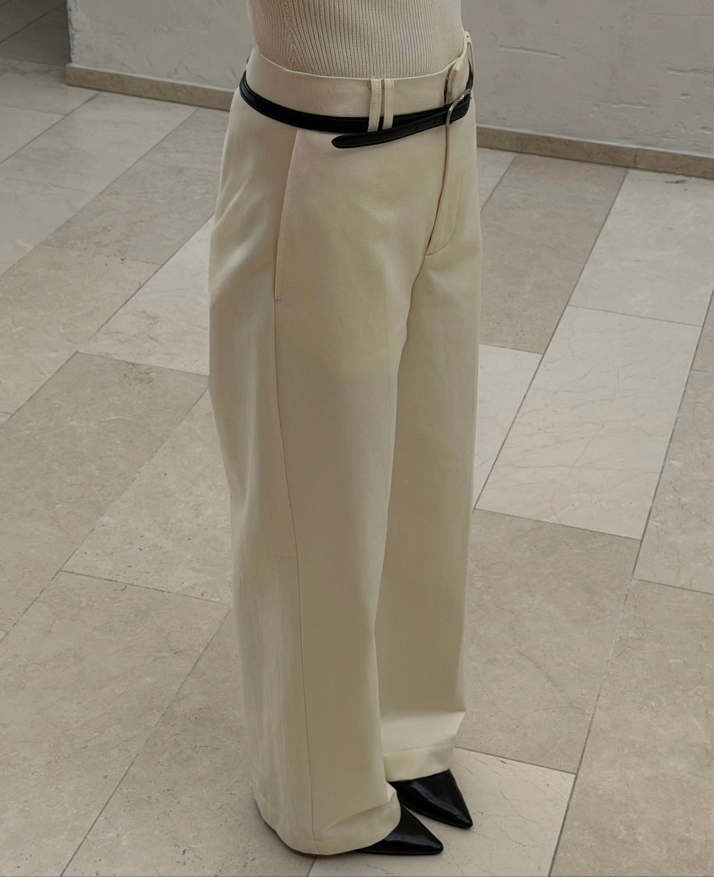 BLAKE COTTON PANTS  | milk
