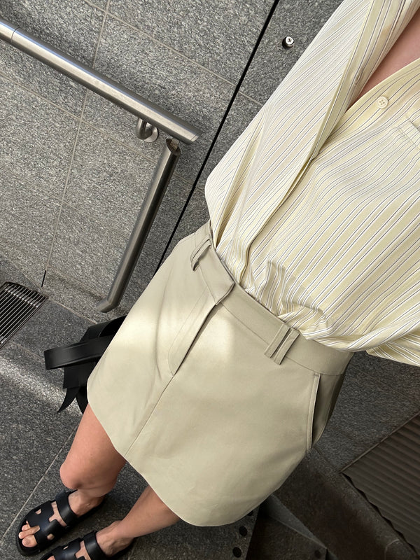 LUA MINI SKIRT | light olive