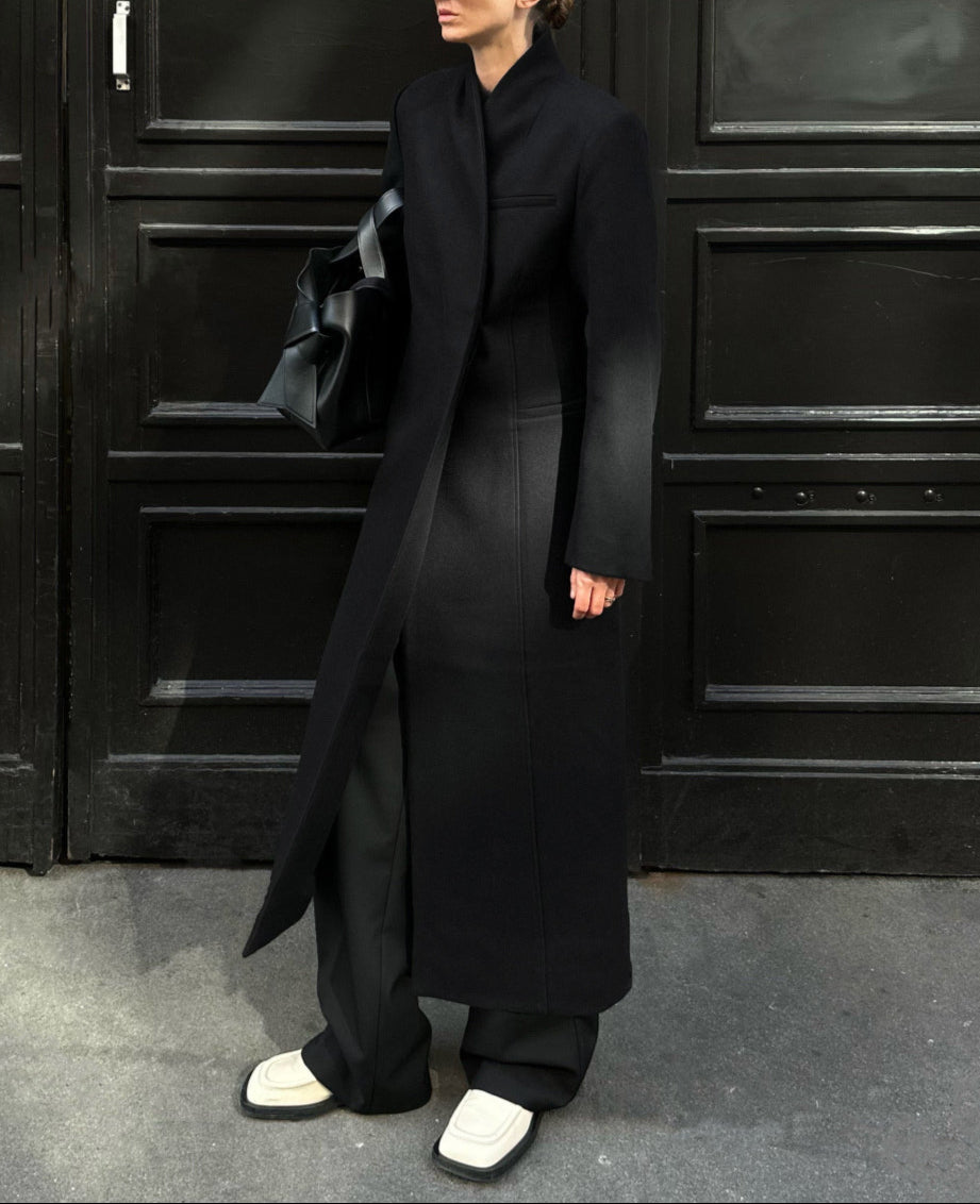 VALLI WOOL COAT | black