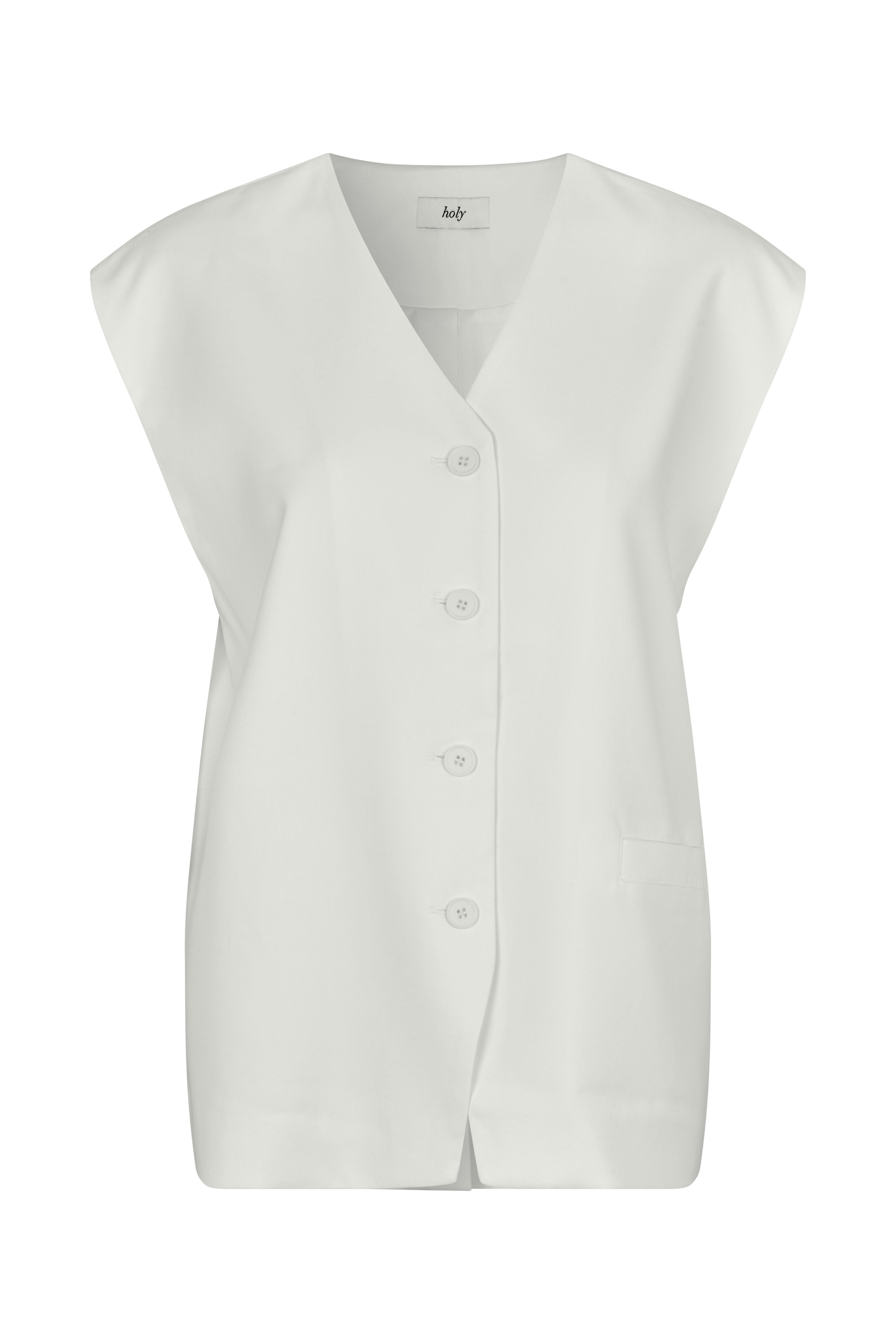ROWE VEST | off white