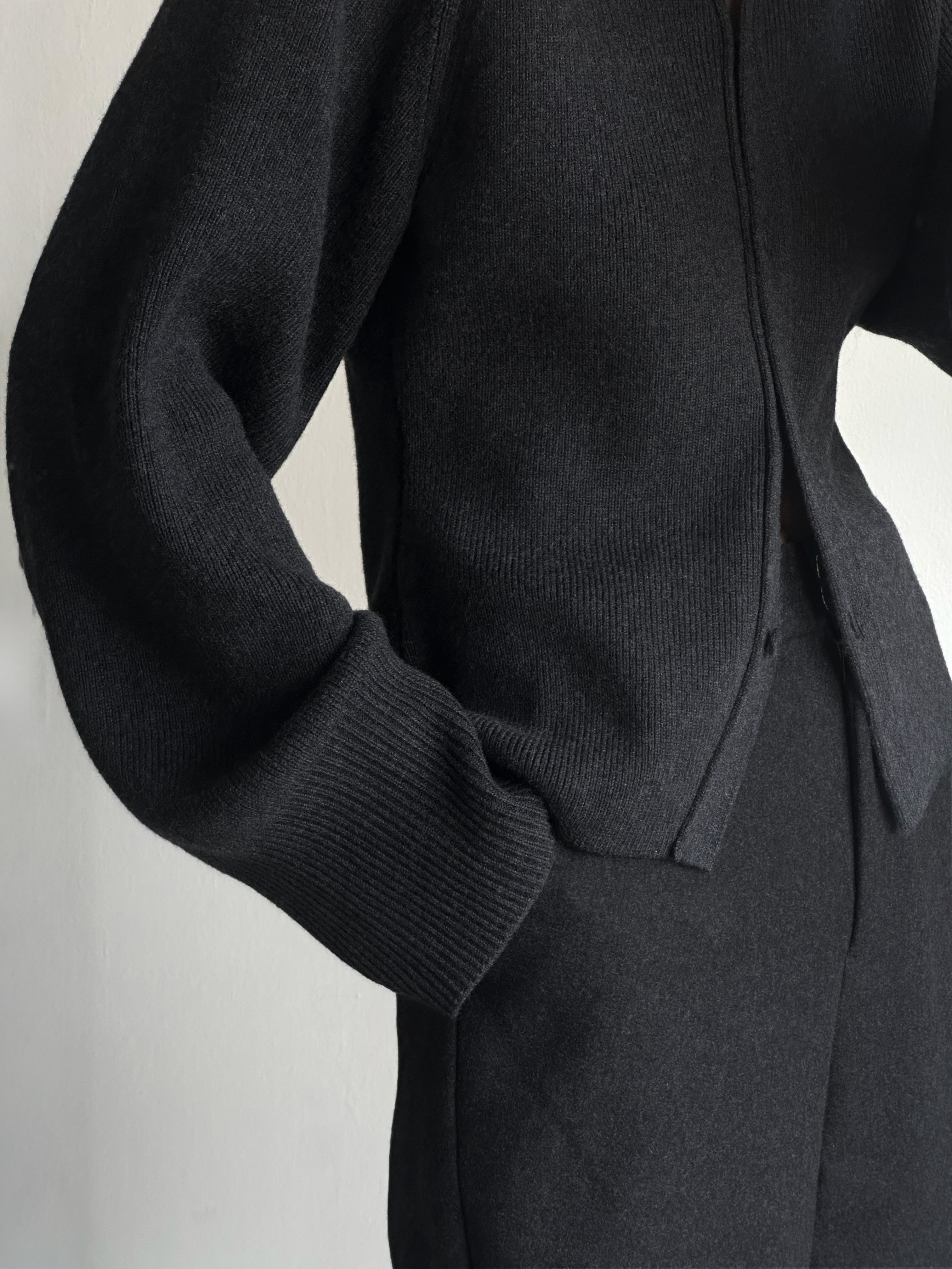 BEAU CARDIGAN | dark grey
