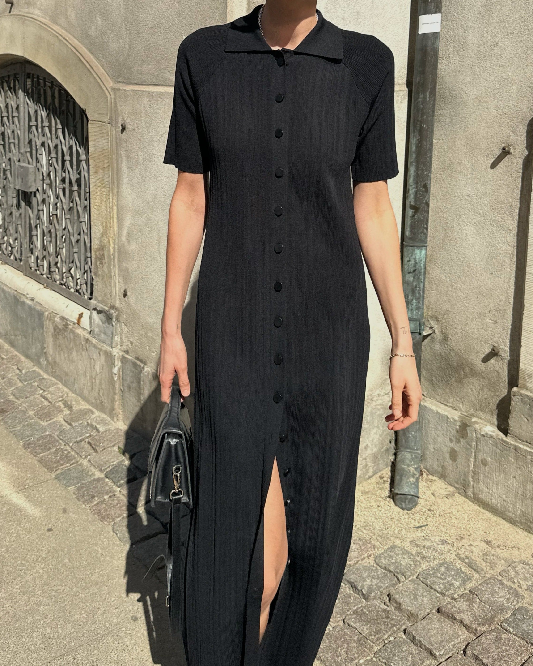FLOW DRESS | black