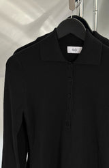 DREW POLO | black