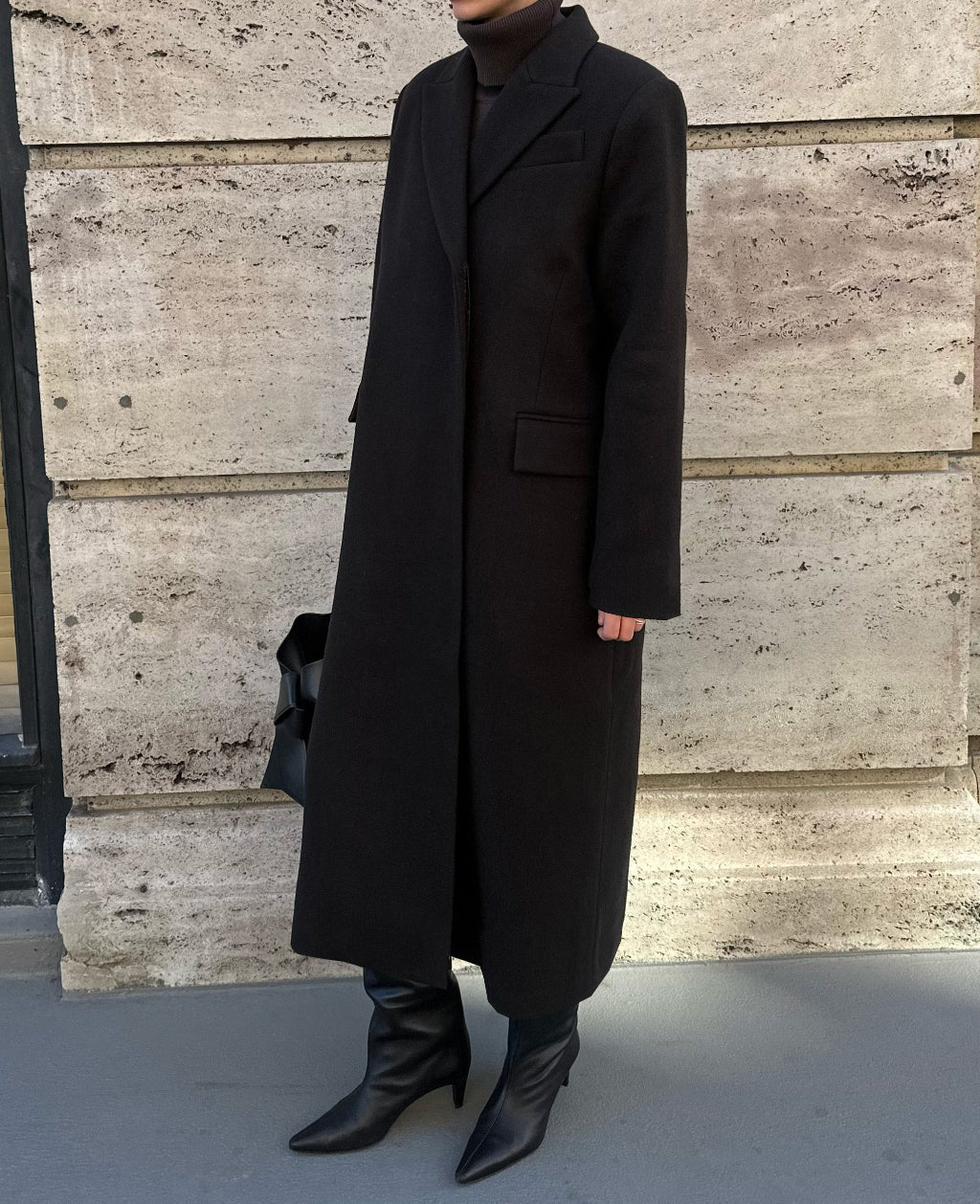 RAYE WOOL COAT | dark brown