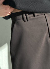 LUA MINI SKIRT | dark brown