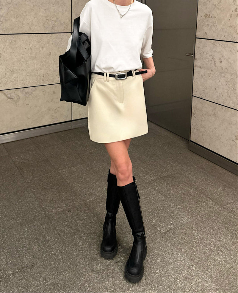 LUA MINI SKIRT | butter