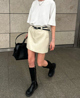 LUA MINI SKIRT | butter