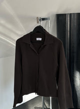 BEAU CARDIGAN | dark brown