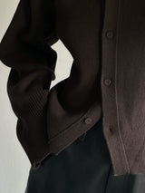 BEAU CARDIGAN | dark brown