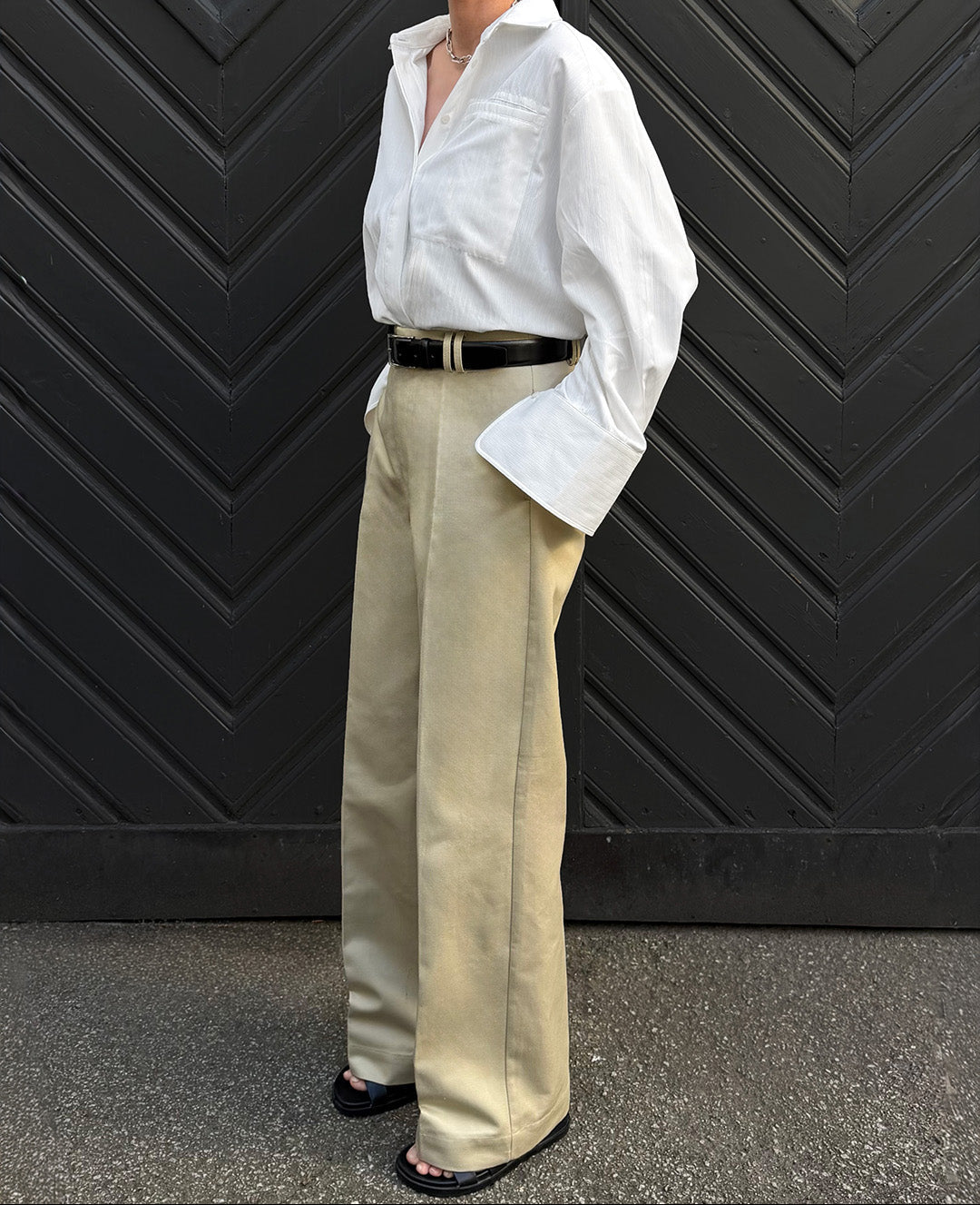 BLAKE COTTON PANTS  | khaki