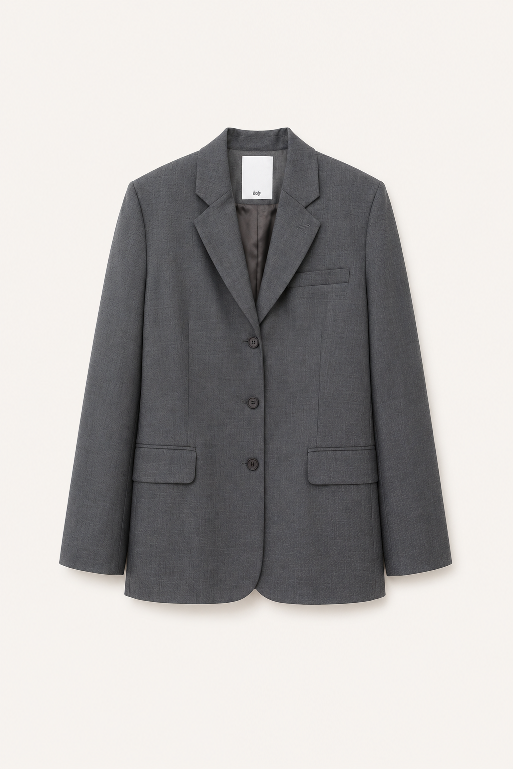 MAEVE BOXY BLAZER | dark grey