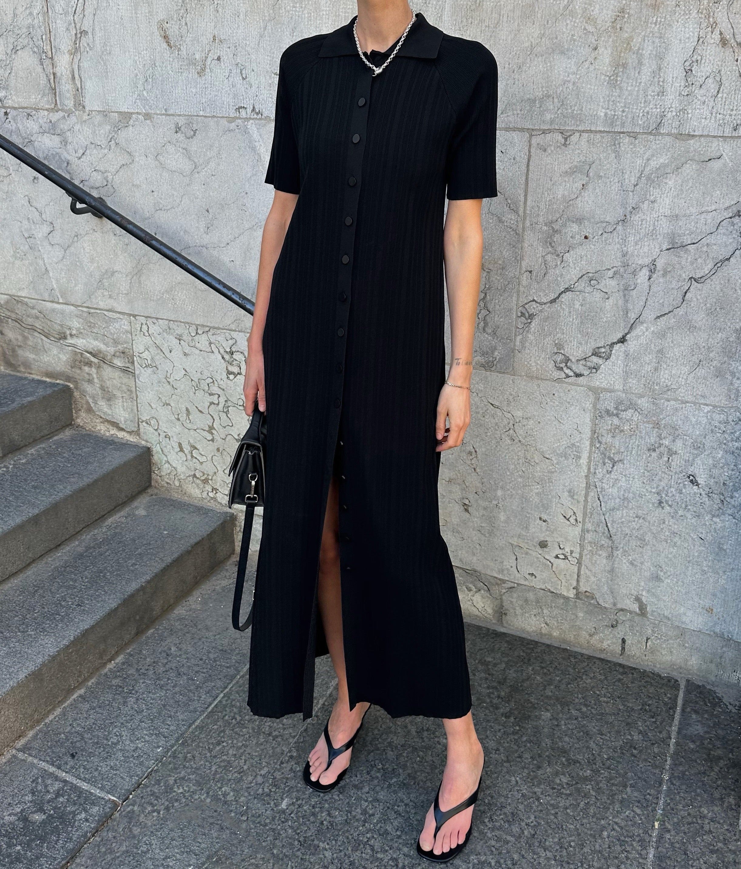 FLOW DRESS | black