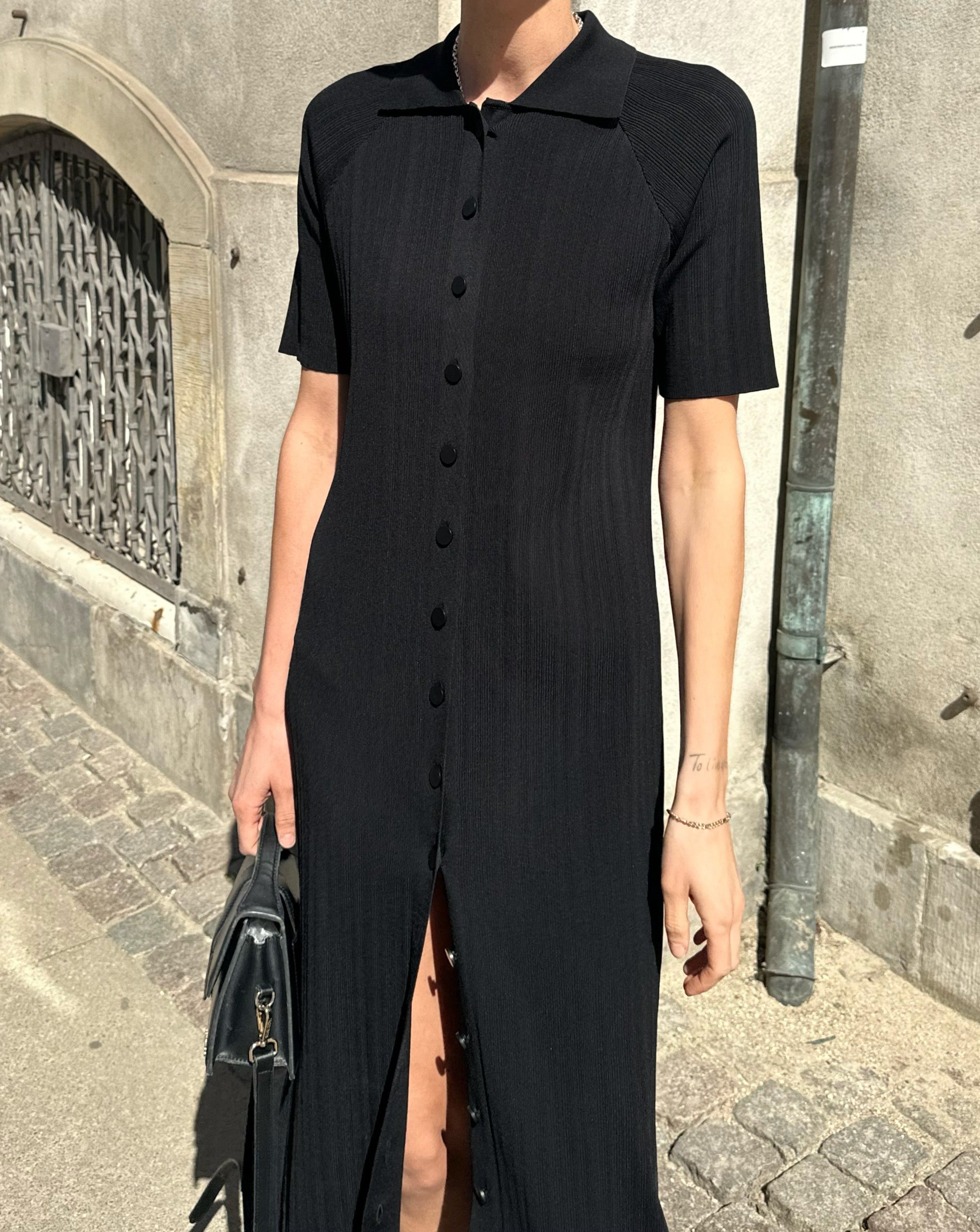 FLOW DRESS | black