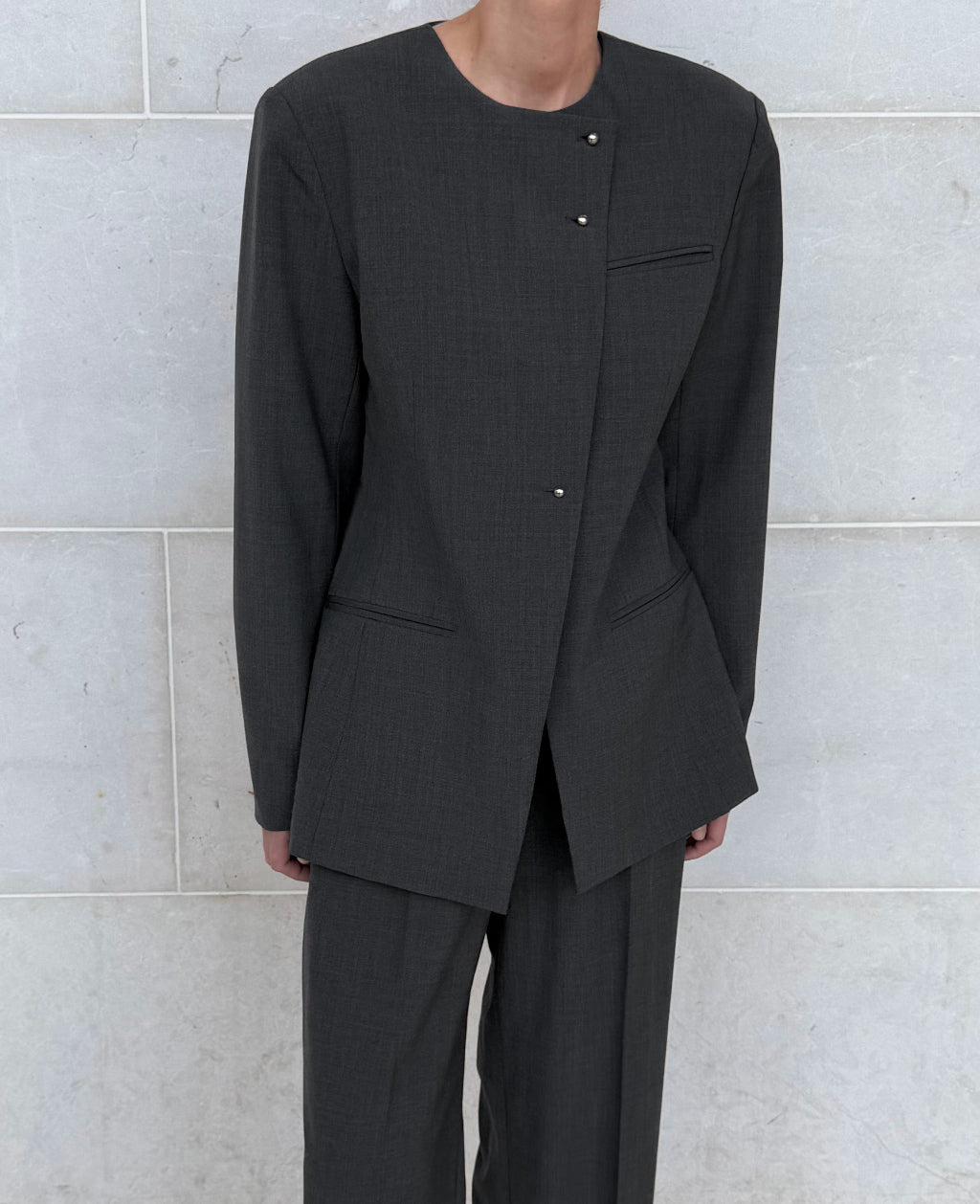JEMMA BLAZER | pewter