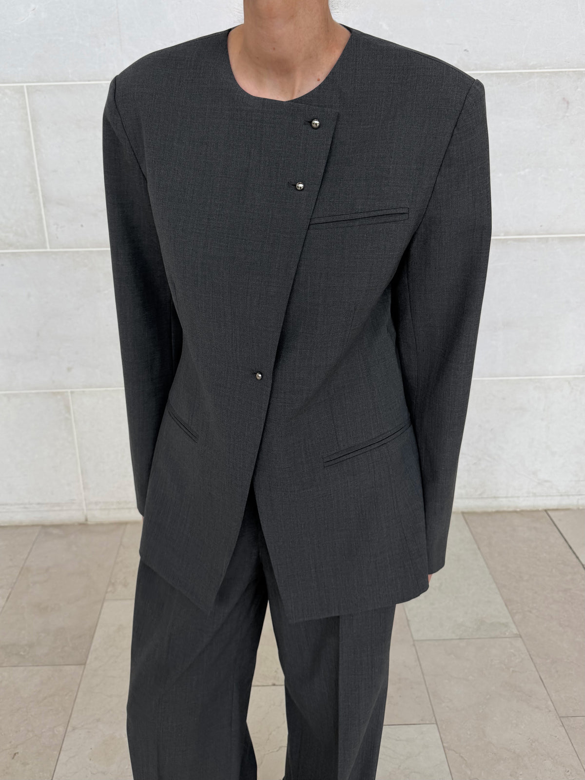 JEMMA BLAZER | pewter