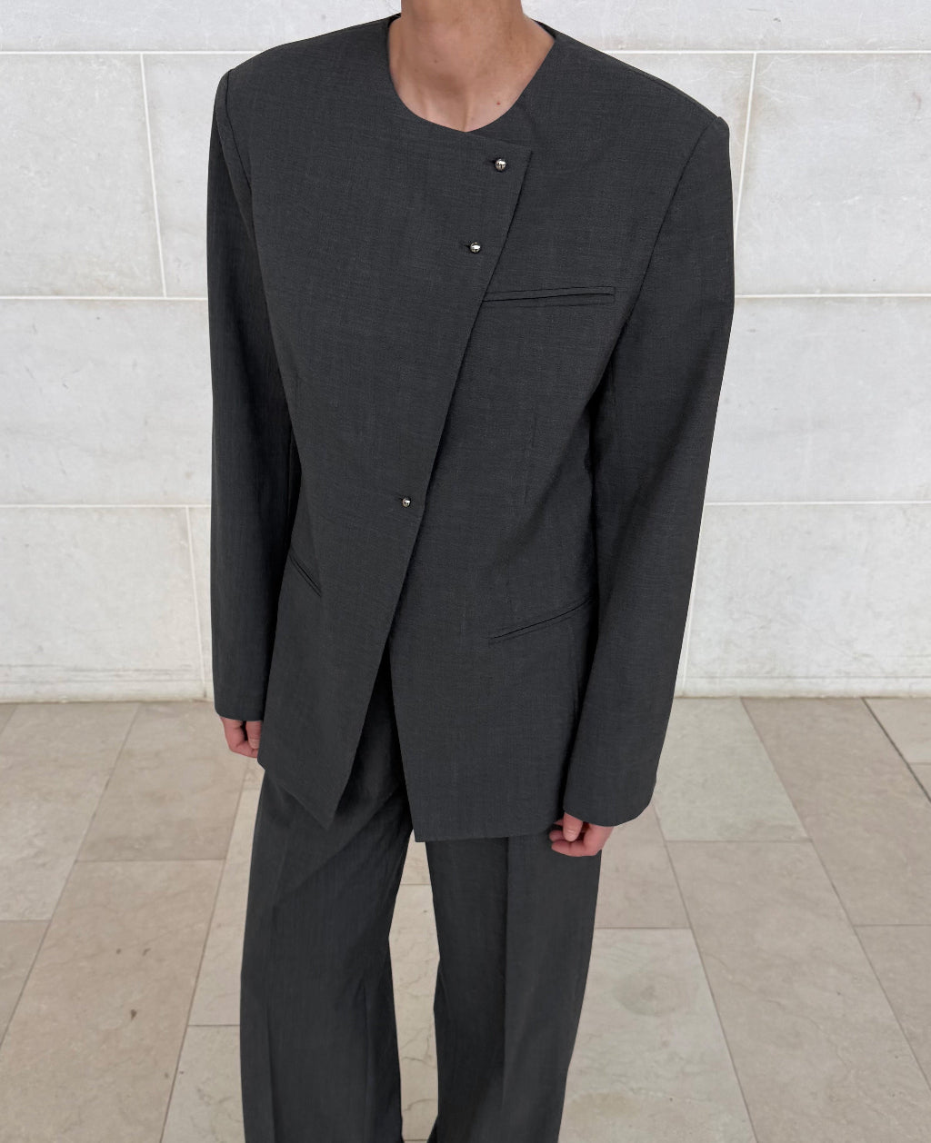 JEMMA BLAZER | pewter