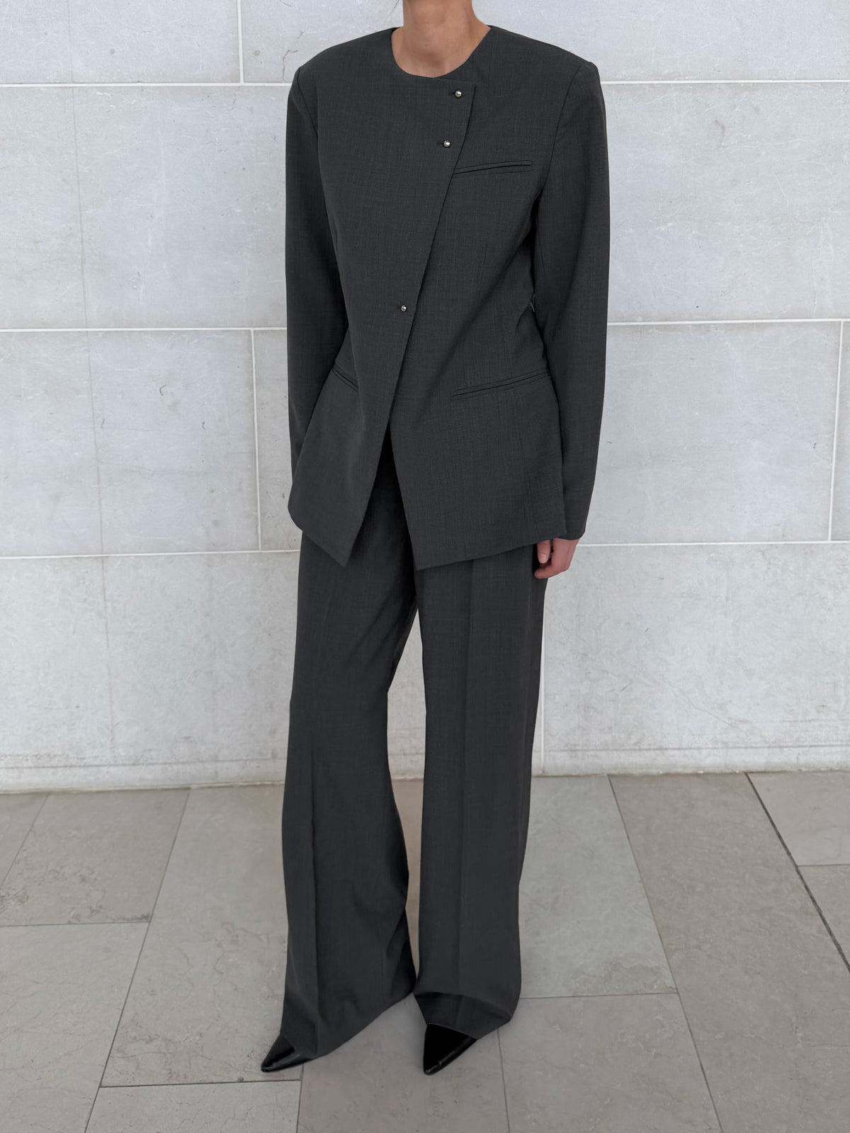 JEMMA BLAZER | pewter