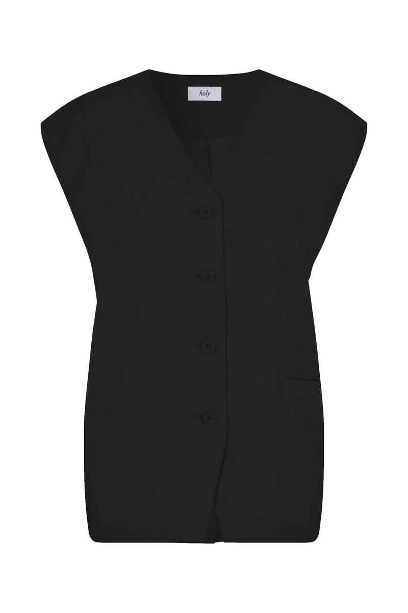 ROWE VEST | black